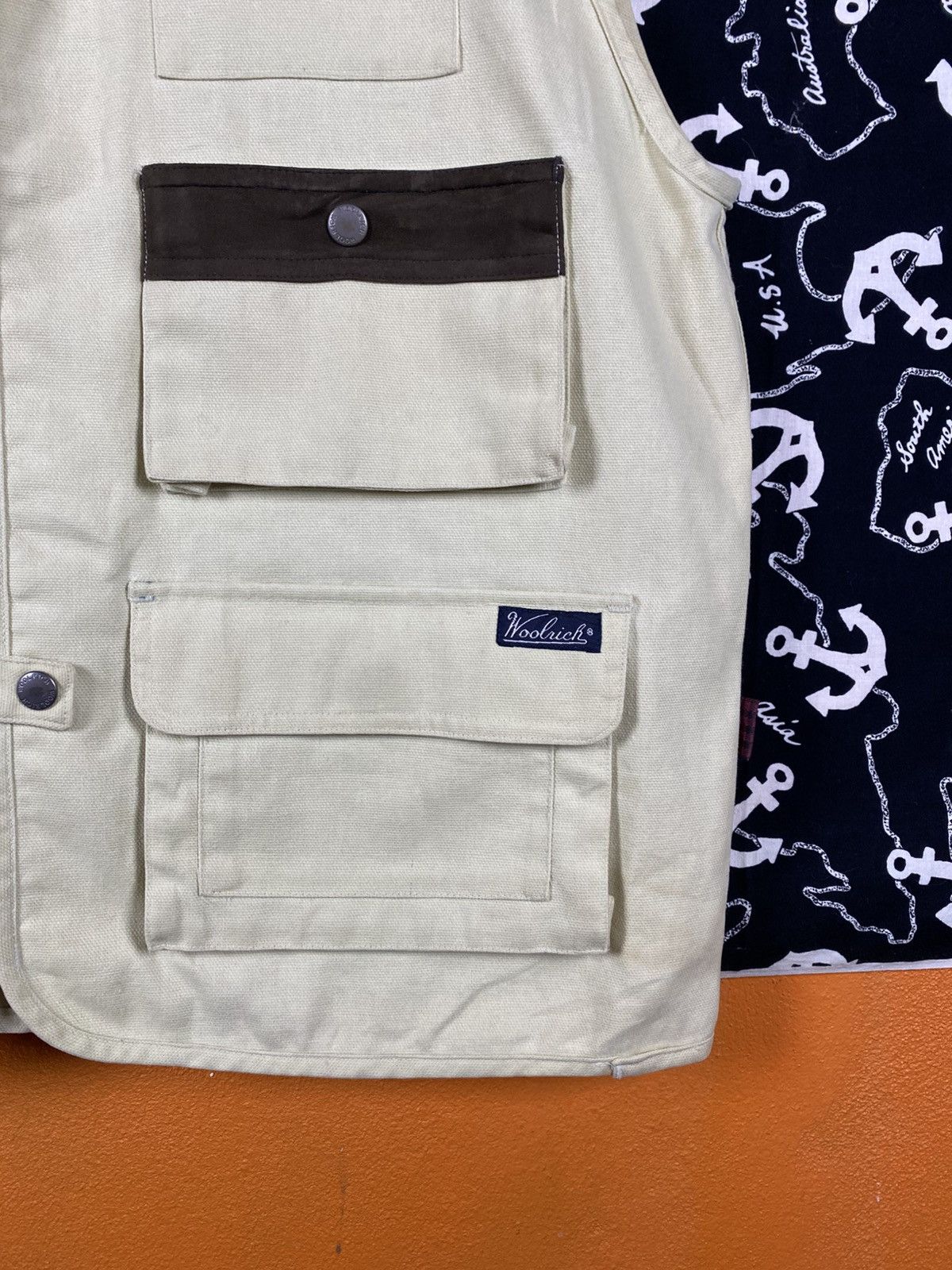 Woolrich Woolen Mills Vintage Woolrich Rugged Utility Vest Canvas Outdoor Workwear Size US L / EU 52-54 / 3 - 8 Thumbnail