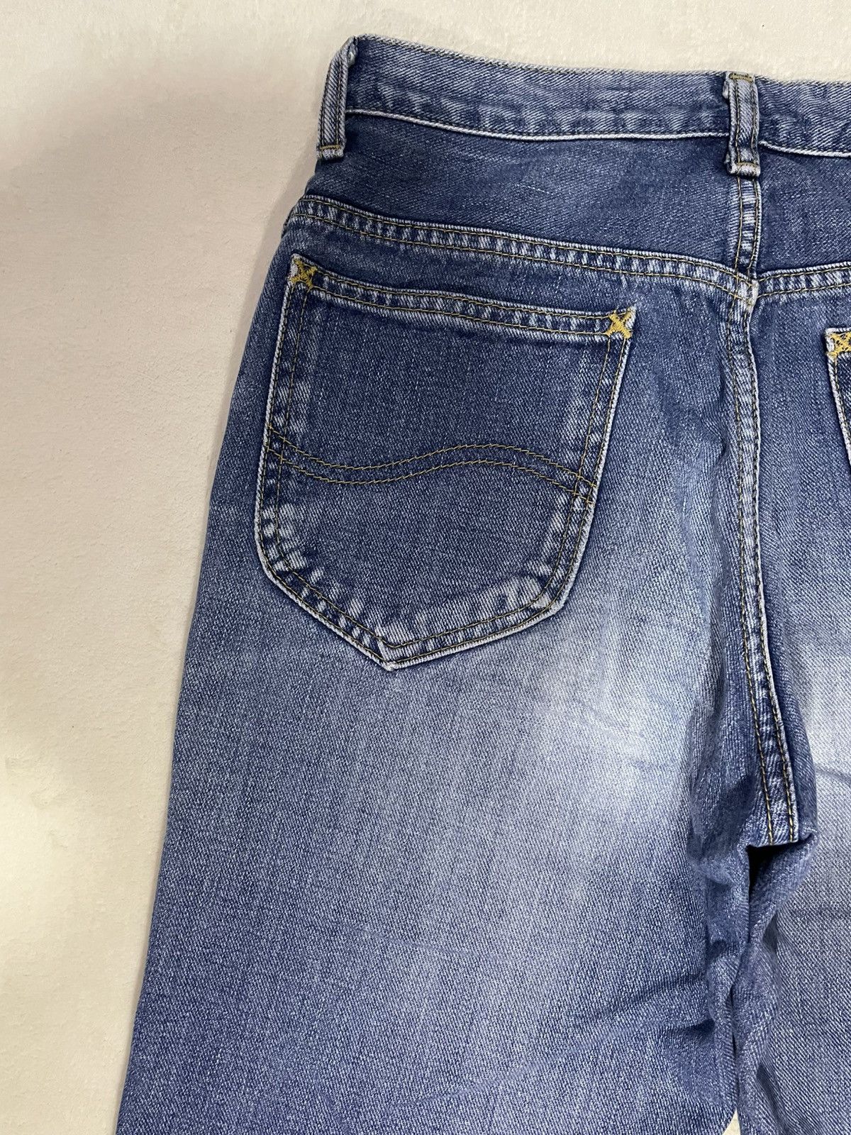 Japanese Brand Vintage Lee Rider Short Pants Distress Size US 28 / EU 44 - 15 Thumbnail