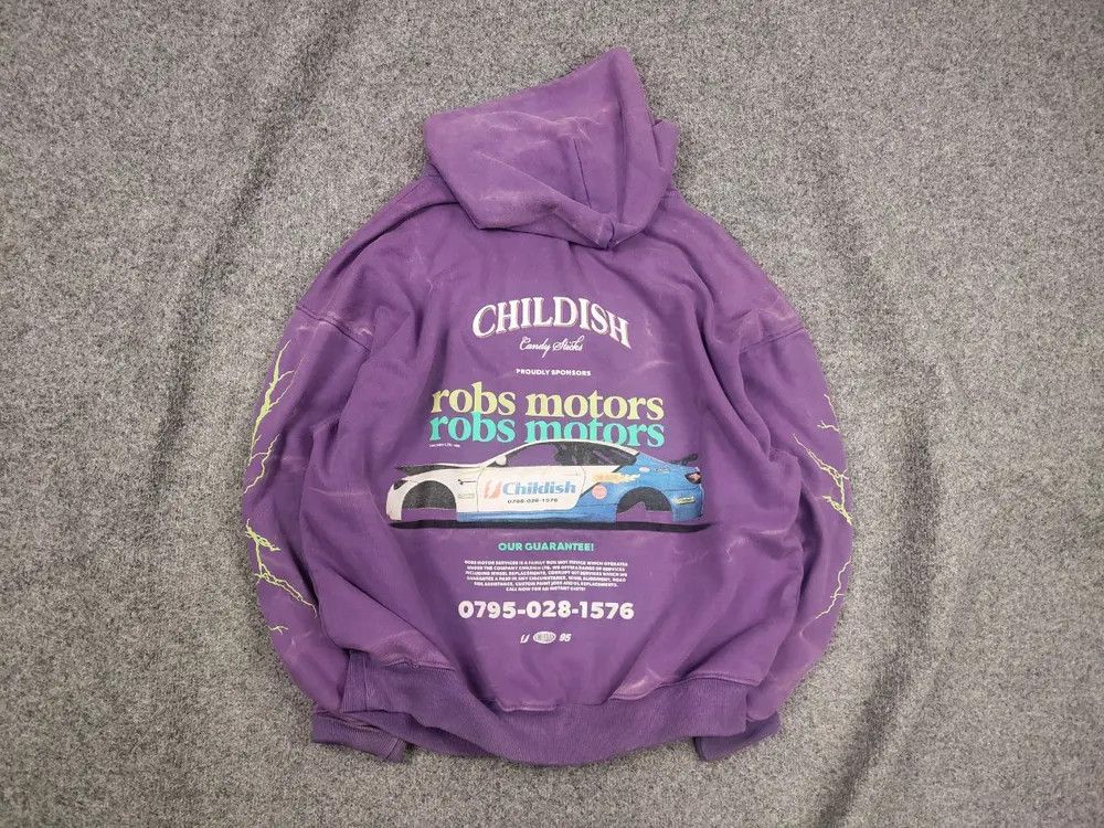 CHILDS Crazy Childish Robs Motors Y2K Vintage Oversized Rap Hoodie Size US M / EU 48-50 / 2 - 1 Thumbnail