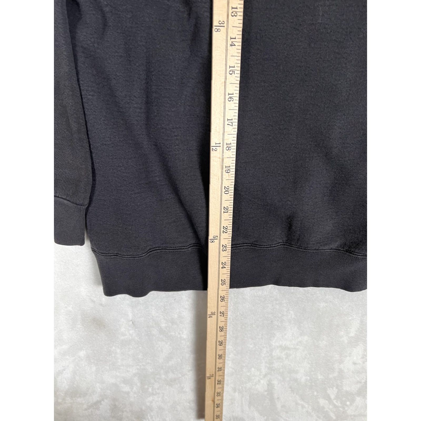 Vintage VINTAGE Cheetah Sweatshirt Mens XL Black Blank Fleece Crewneck USA Made Pullover Size US XL / EU 56 / 4 - 4 Thumbnail