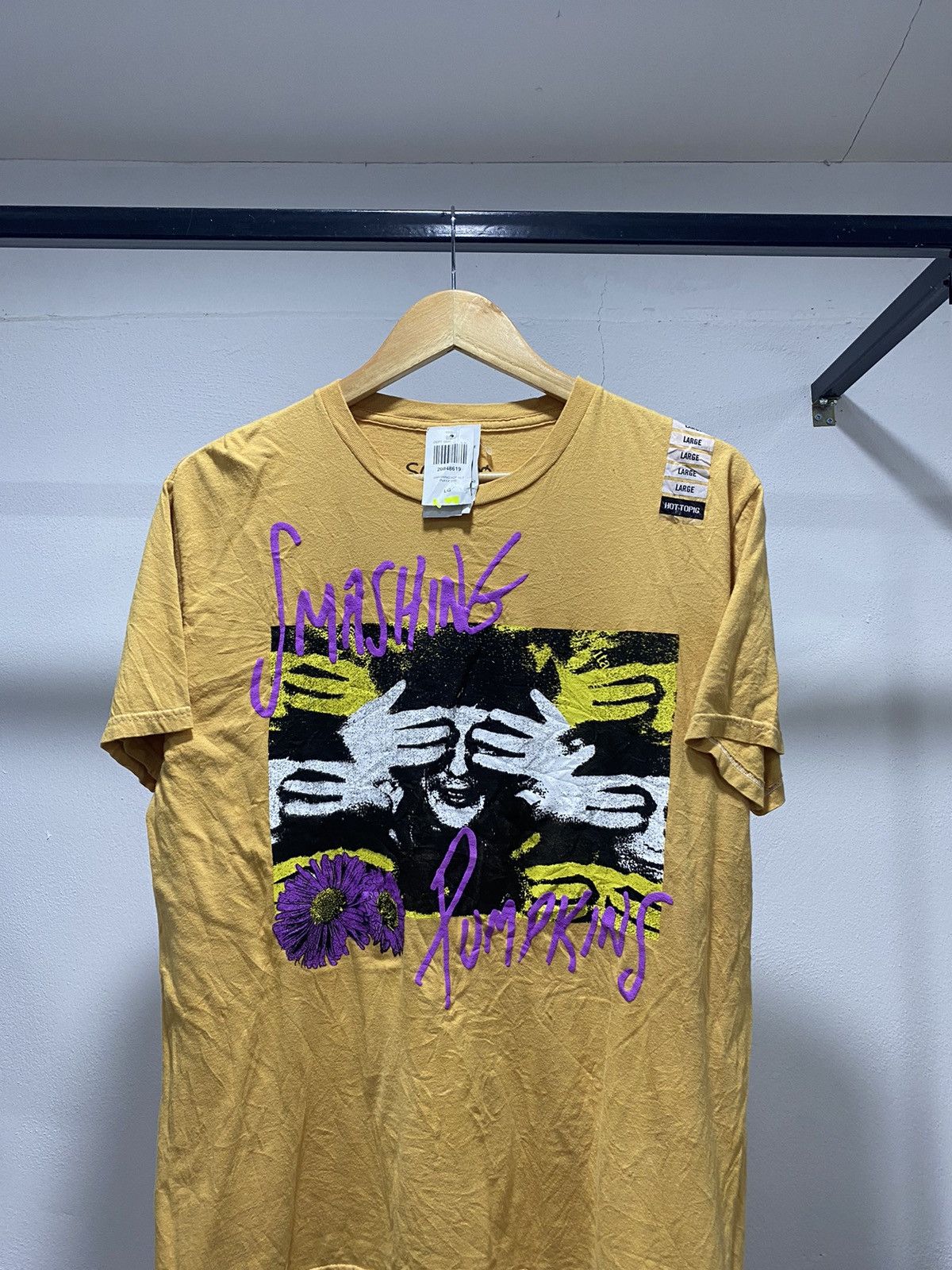 Band Tees × Rap Tees Rare☠️ Smashing Pumpkins Puff Print Tshirt Band Size US M / EU 48-50 / 2 - 2 Thumbnail