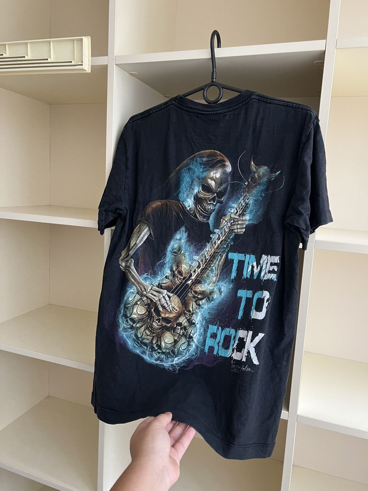 Vintage VINTAGE TIME TO ROCK SKELETON TEE T-SHIRT Size US M / EU 48-50 / 2 - 12 Thumbnail