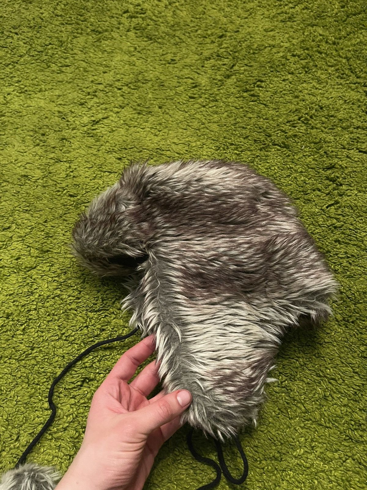 Hysteric Glamour × If Six Was Nine × Japanese Brand Y2K Japanese style fuzzy faux fur Ushanka Trapper hat Size 32 - 2 Thumbnail