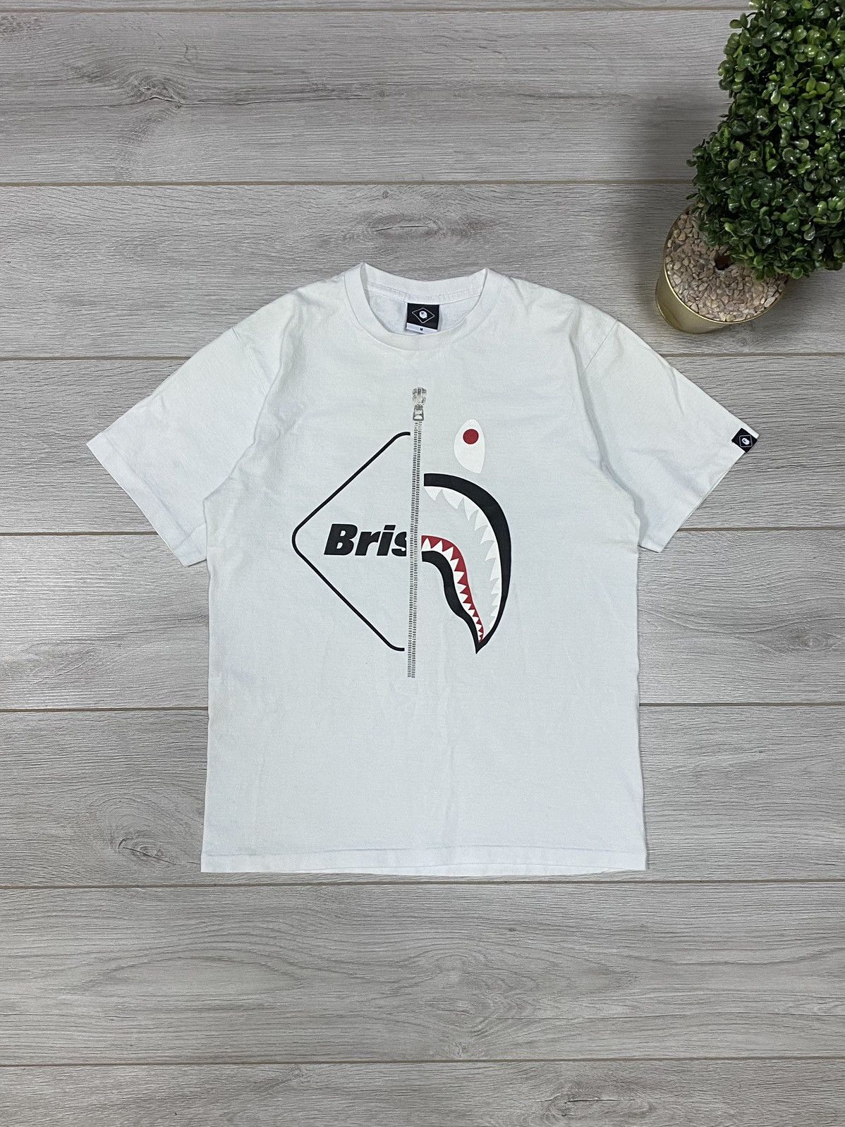 Bape shark zip tee sale
