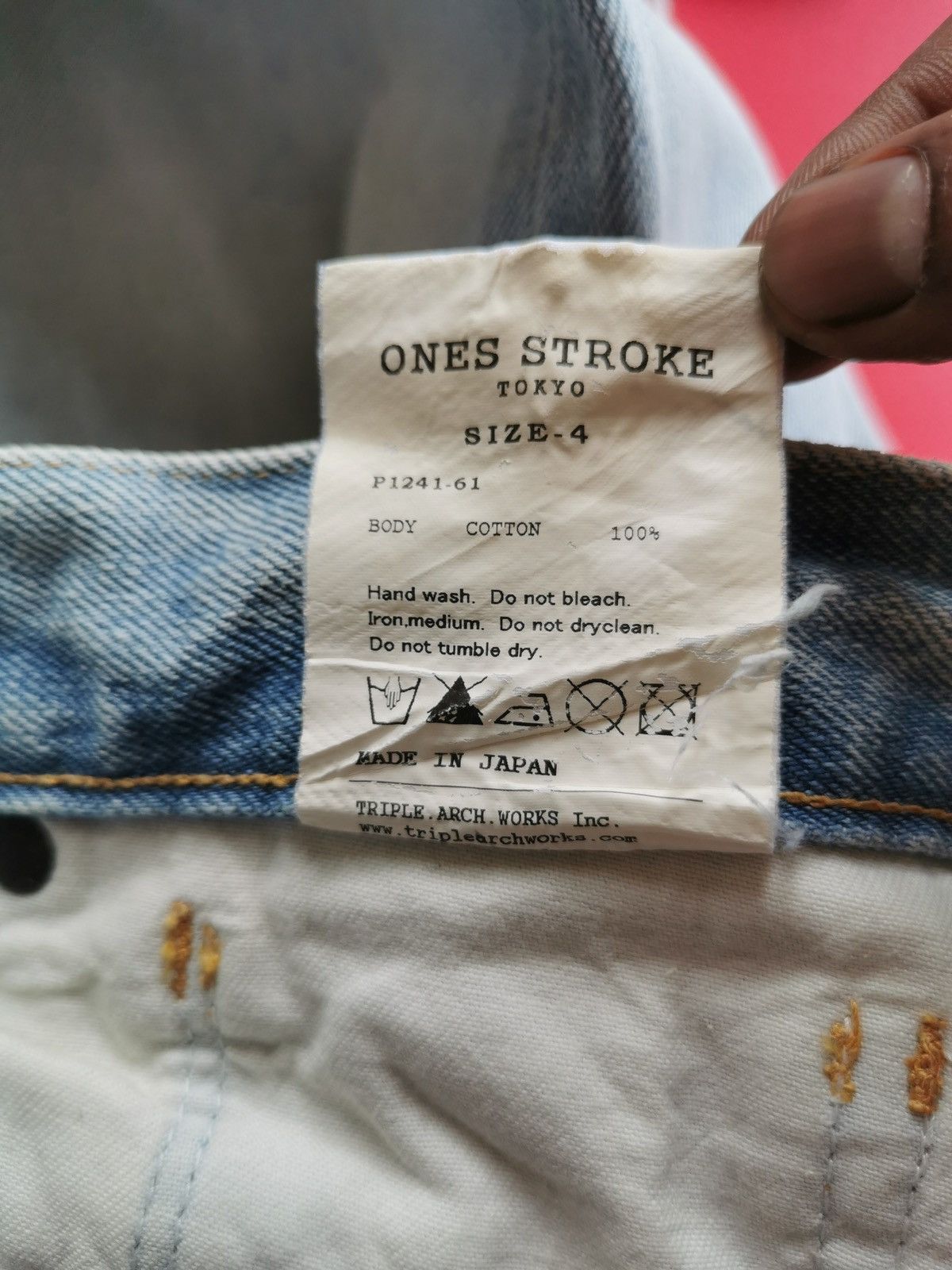 ONES STROKE Ones Stroke Tokyo Selvedge Destroyed Thrashed Jeans Kith Size US 32 / EU 48 - 13 Thumbnail