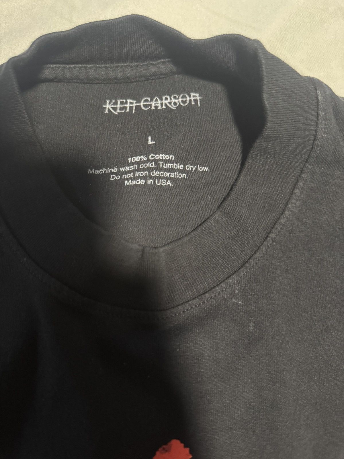 Ken Carson × Playboi Carti Ken carson blood a great chaos shirt Size US L / EU 52-54 / 3 - 2 Thumbnail