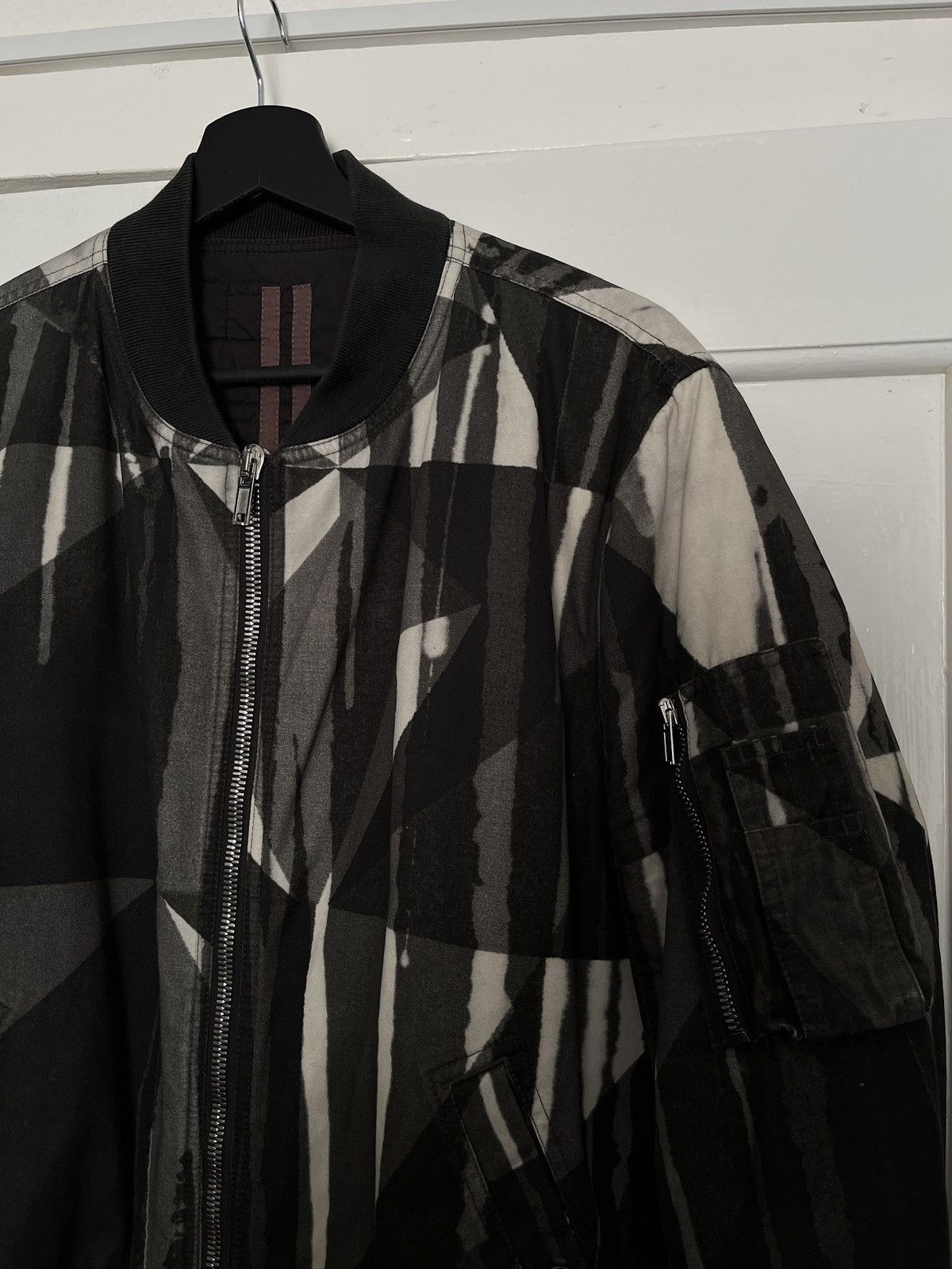 Rick Owens Rick Owens Drkshdw Strap Camo Bomber Padded Size L Size US L / EU 52-54 / 3 - 2 Thumbnail
