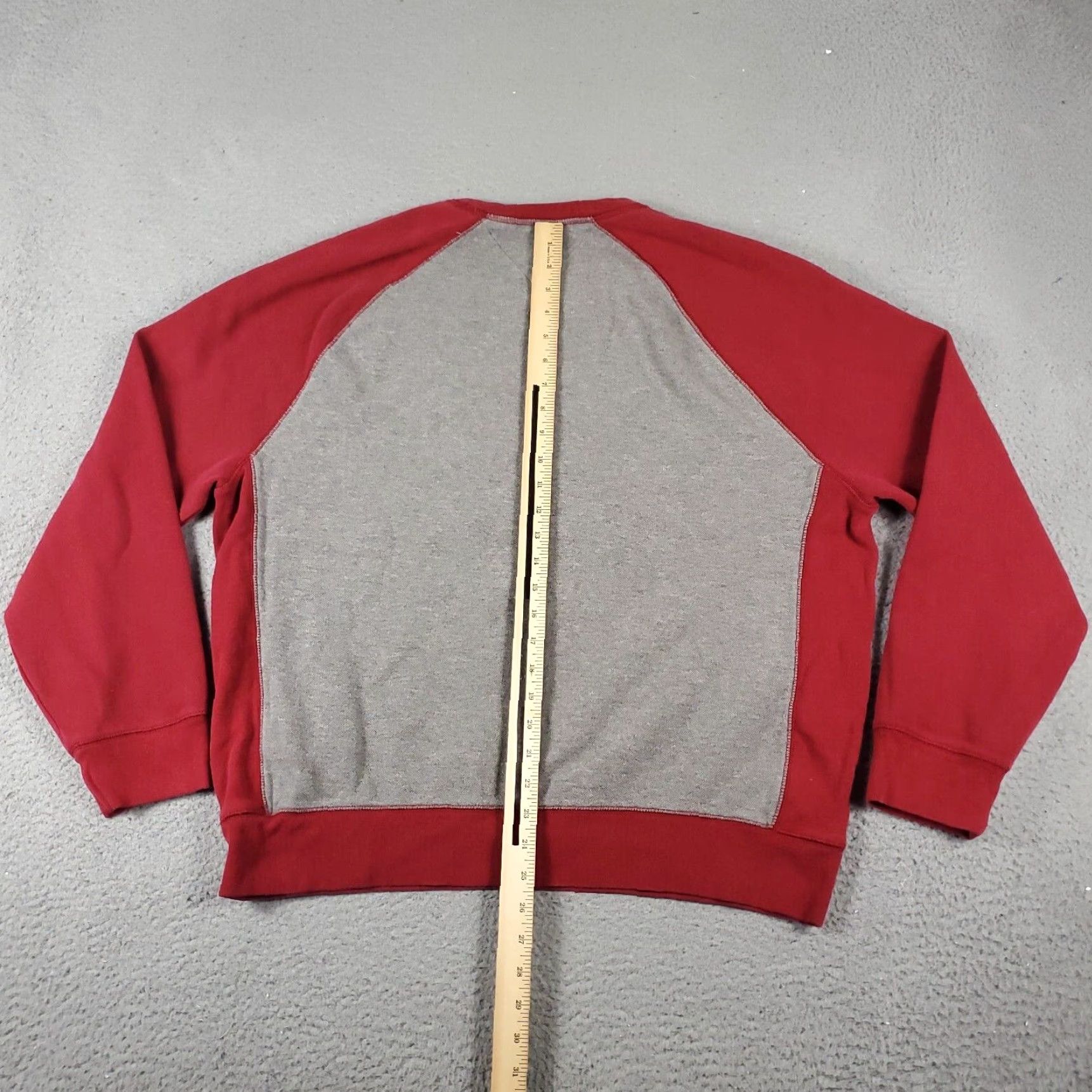Tommy Hilfiger Tommy Hilfiger Mens Extra Large XL Gray Red Casual Pullover Sweater Size US XL / EU 56 / 4 - 7 Thumbnail