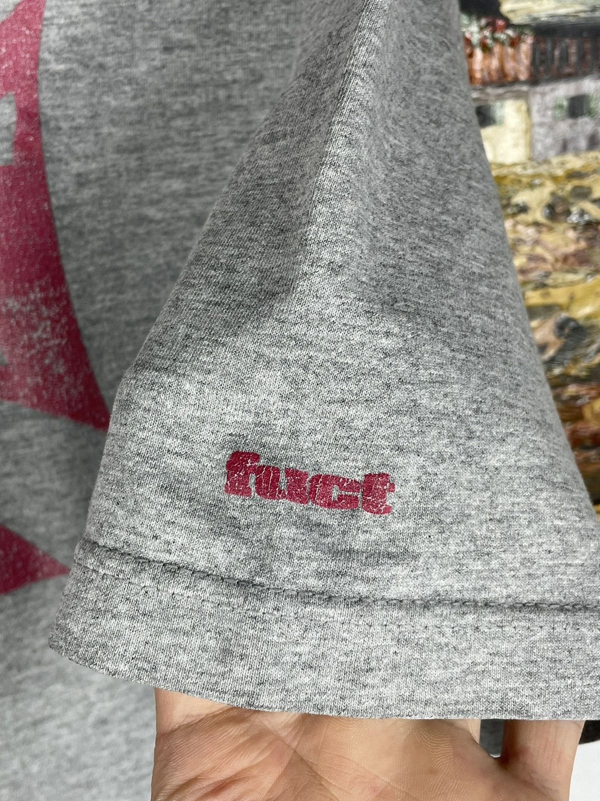 FUCT × No Fear × Shorty's Skateboards Vintage retro 90s Cross Fuct Big logo skate t-shirt tee tees Size US XL / EU 56 / 4 - 8 Thumbnail