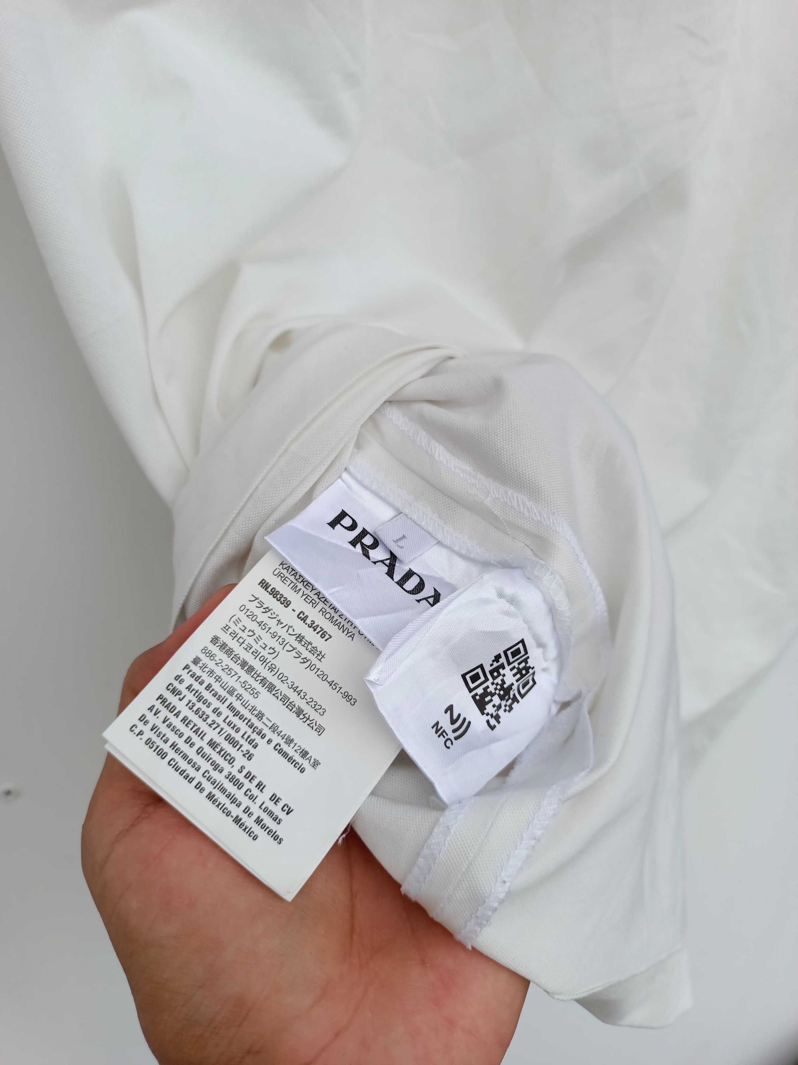 Prada Prada polos White Size US L / EU 52-54 / 3 - 12 Thumbnail