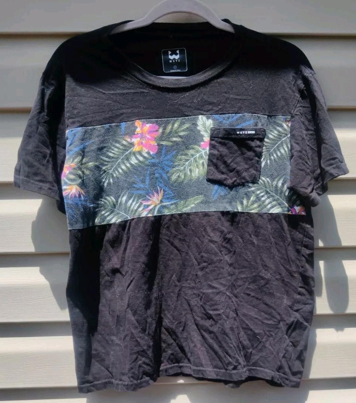 Other WXYZ Mf Co TShirt Floral Hawaiian Tropical Black S Small S Size US M / EU 48-50 / 2 - 2 Thumbnail