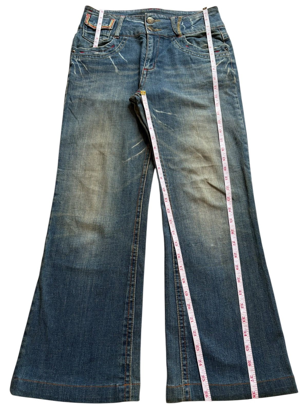 Japanese Brand Vintage Japanese Brand Mud Wash Bootcut Flare Jeans Size 30" / US 8 / IT 44 - 13 Thumbnail