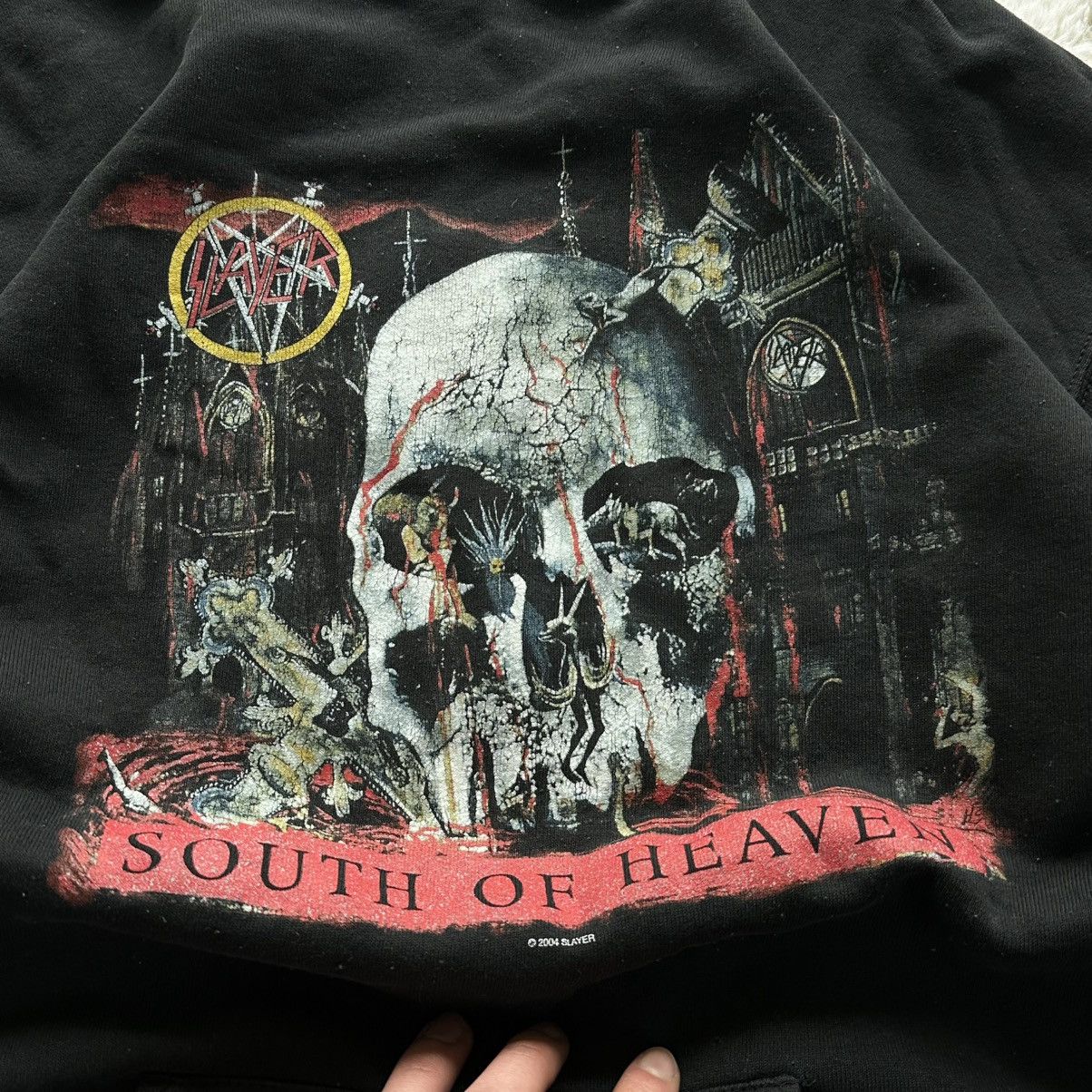 Vintage vintage slayer south of heaven hoodie 2004 Size US L / EU 52-54 / 3 - 2 Thumbnail