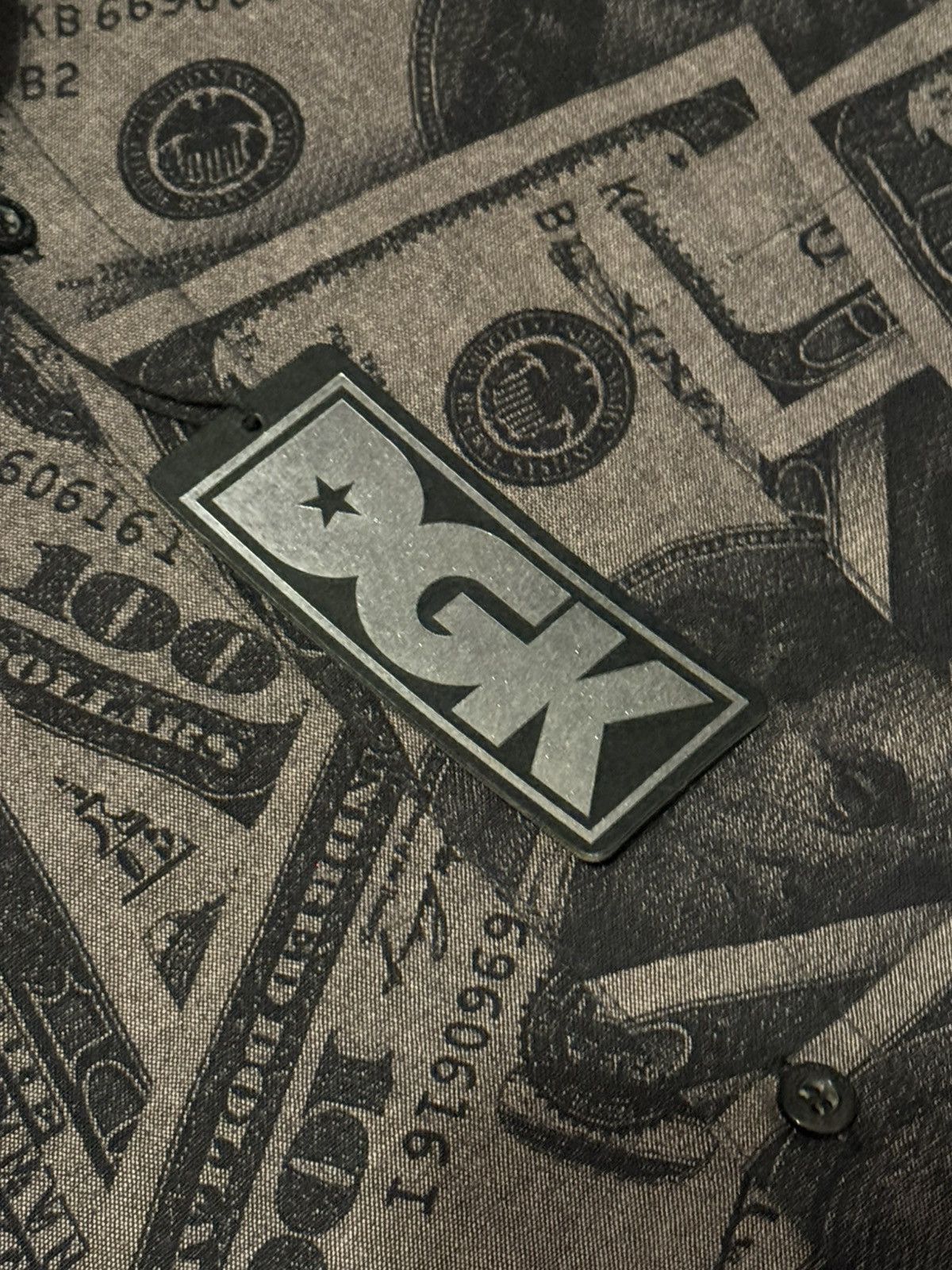 DGK DGK Hundred Dollar Bill Button Up Shirt Black Large Size US L / EU 52-54 / 3 - 4 Thumbnail