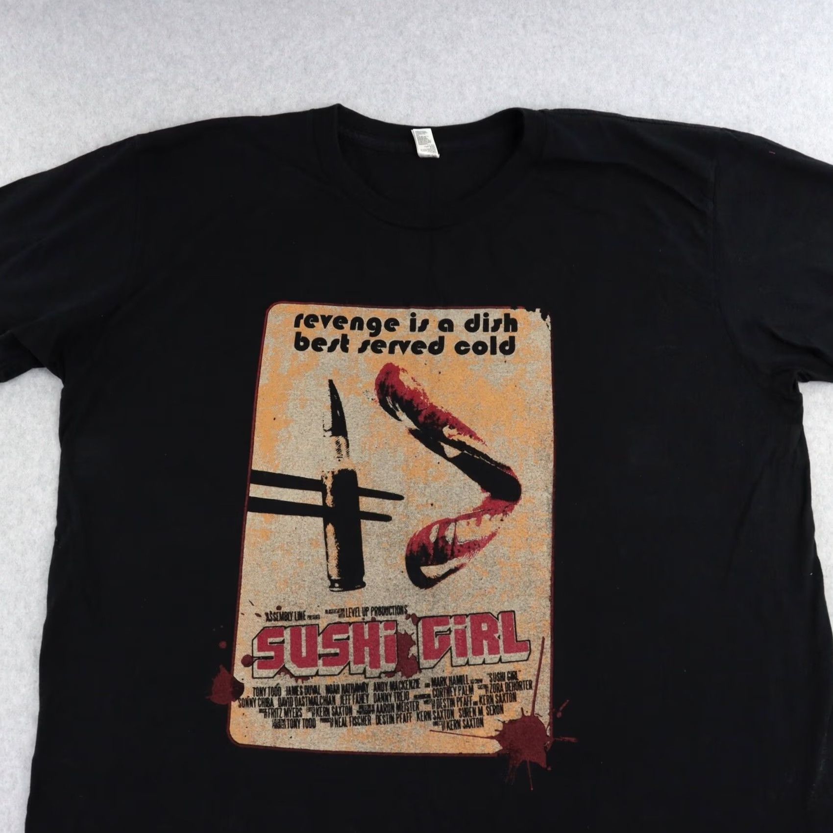 American Apparel Sushi Girl / American Apparel T-Shirt XL Black Movie Tshirt Mens Vintage? Size US XL / EU 56 / 4 - 6 Thumbnail