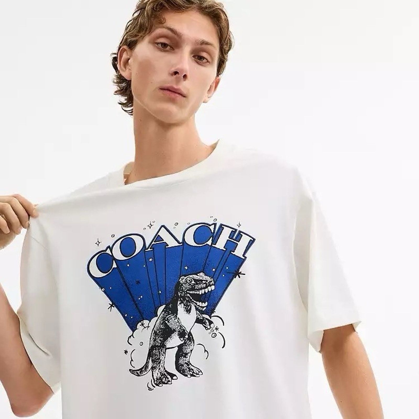 Coach NWT COACH Men T-Rex Relaxed T-Shirt Vintage CCT56 small Size US S / EU 44-46 / 1 - 8 Thumbnail