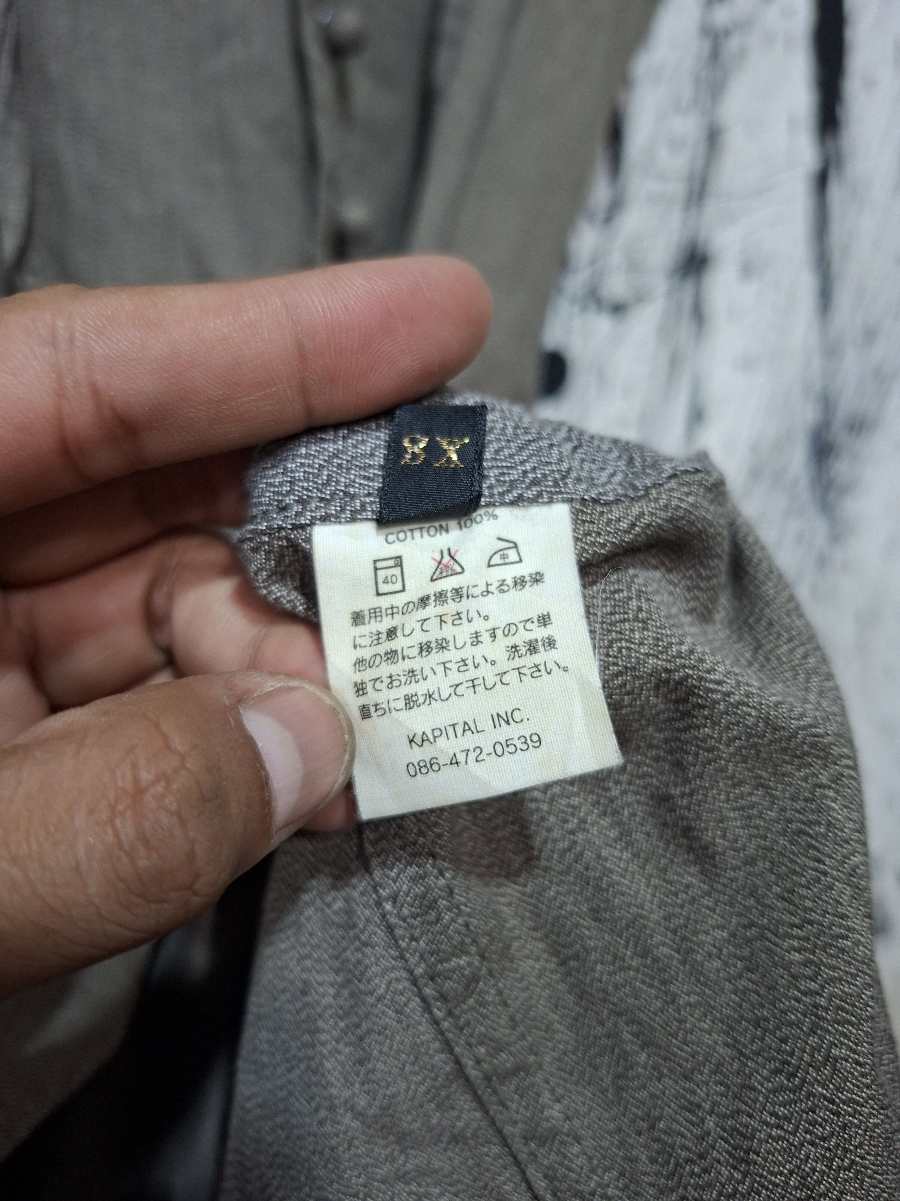 Kapital 00'S KAPITAL HERRINGBONE SLEEVELESS WORKWEAR JUMPSUIT Size US 30 / EU 46 - 7 Thumbnail
