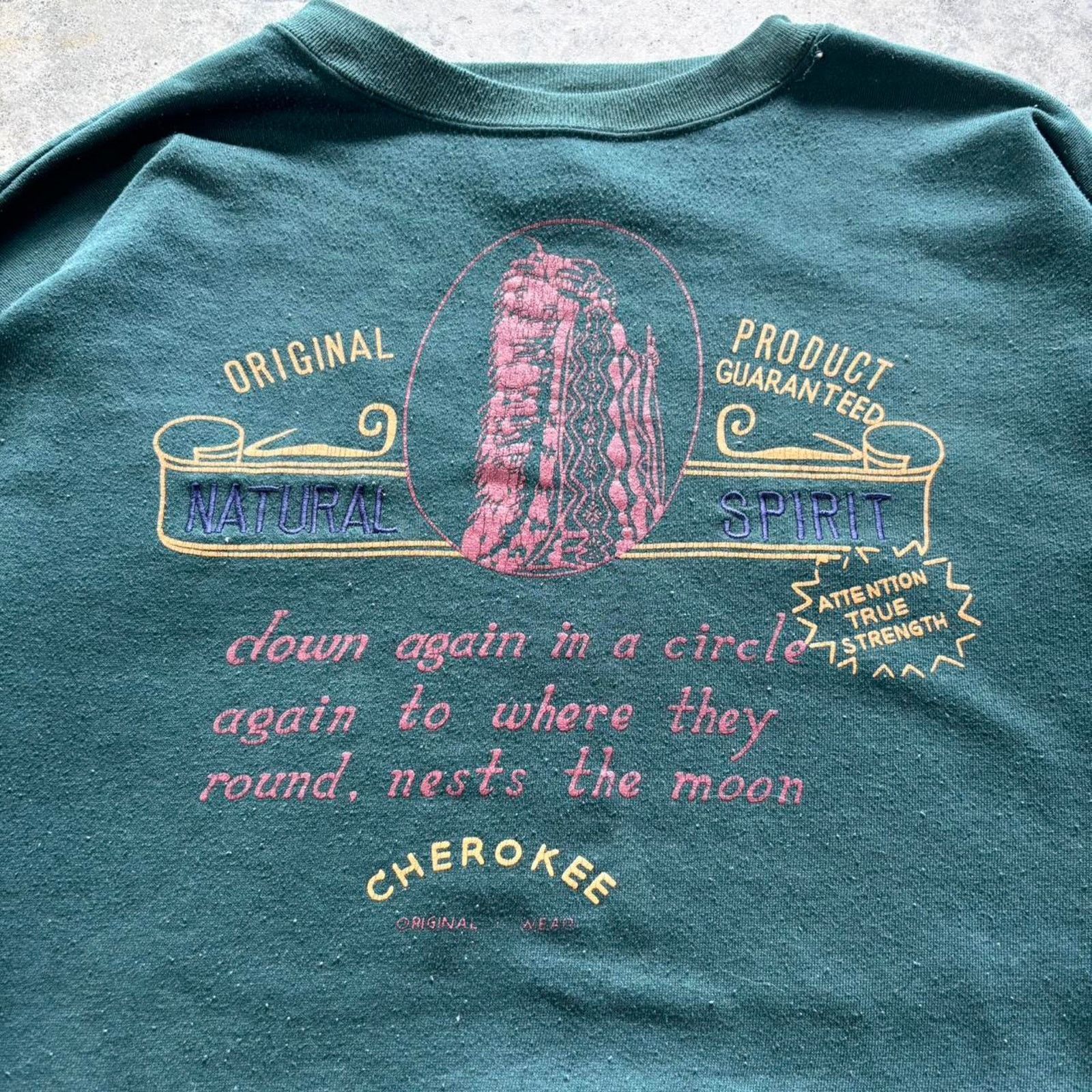 Cherokee × Vintage 80s Cherokee Sweatshirt Size US M / EU 48-50 / 2 - 2 Thumbnail