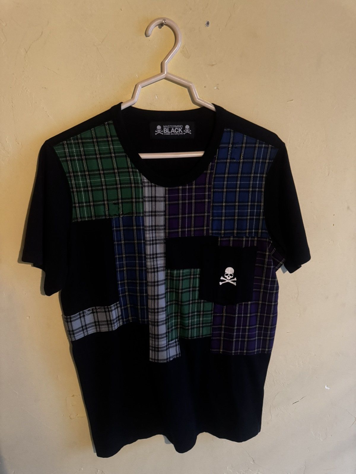 Mastermind Japan Mastermind plaid patch Tshirt Size US M / EU 48-50 / 2 - 2 Thumbnail