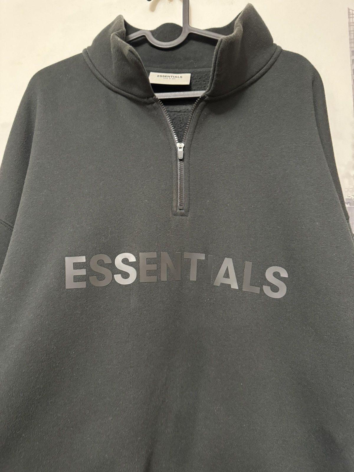 Fear of God Fear of God Essentials Half-Zip Pullover Black SZ Small🔥 Size US S / EU 44-46 / 1 - 2 Thumbnail