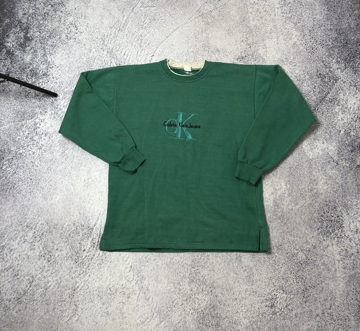 Calvin Klein × Vintage Vintage men’s sweater Calvin Kline big logo sport usa Size US XL / EU 56 / 4 - 1 Thumbnail