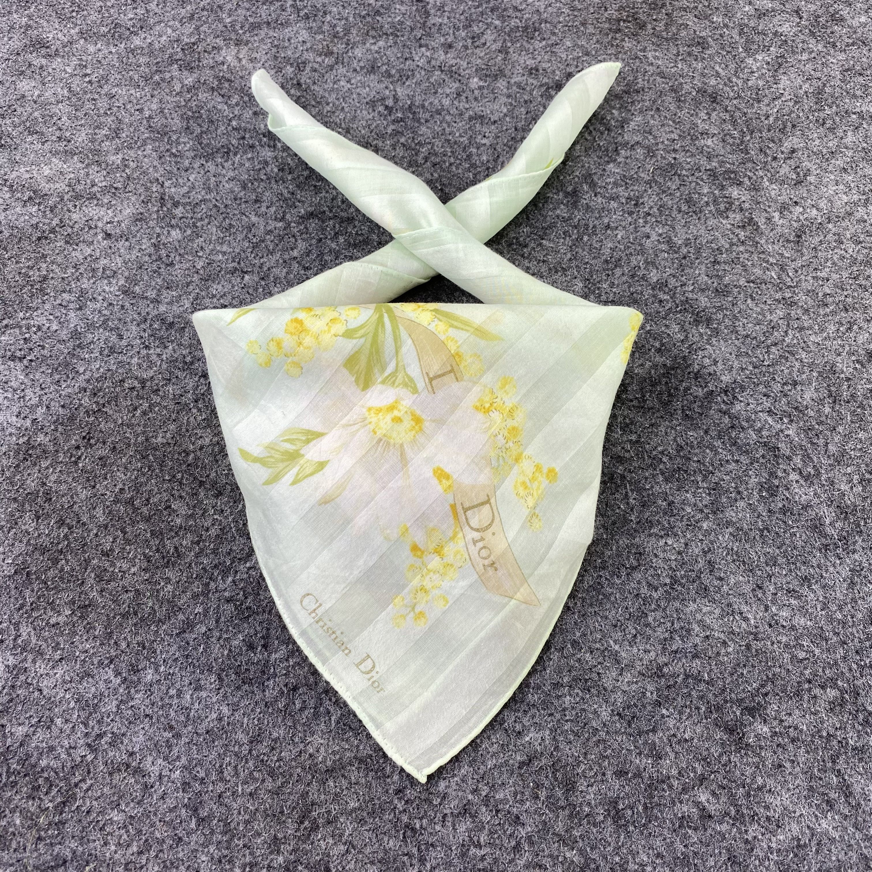 Designer Christian Dior Handkerchief / Bandana / Neckerchief-B725 Size ONE SIZE - 2 Thumbnail