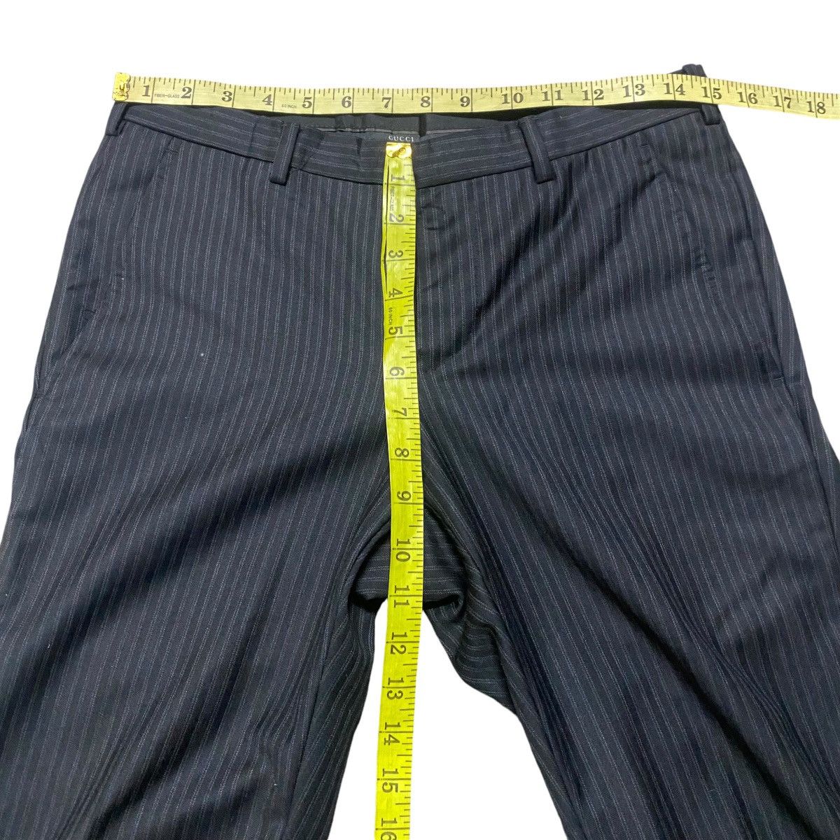 Gucci Vintage Gucci Stripe Suit Trouser Slim-fit Size US 30 / EU 46 - 21 Thumbnail