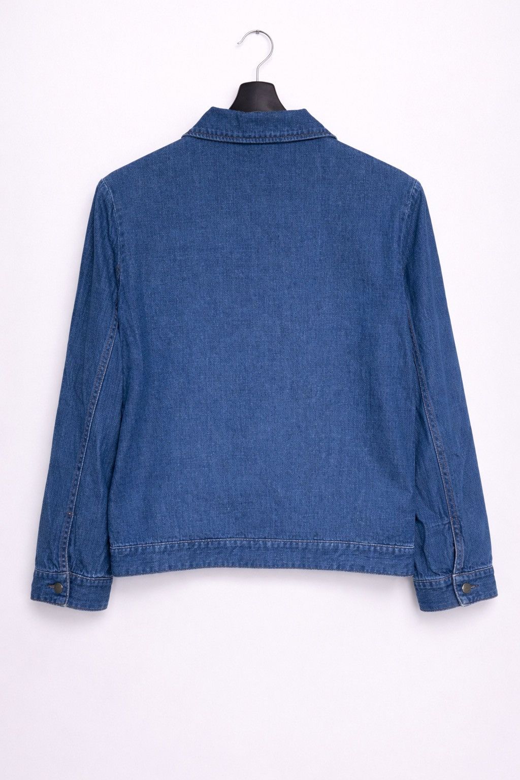Japanese Brand HOMES’ Japanese Denim Zip Jacket | Indigo Workwear Style Size US S / EU 44-46 / 1 - 2 Thumbnail