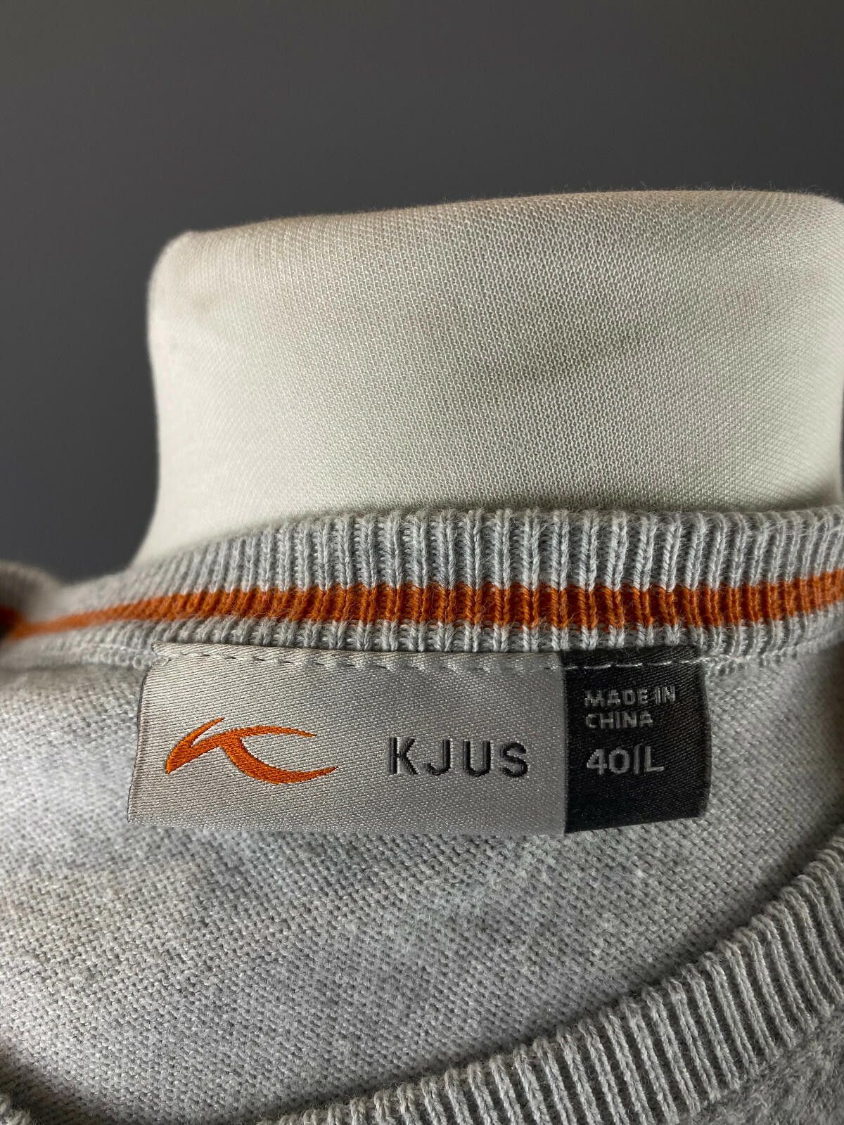 KJUS Ladies Kjus Gray Cotton Long Sleeve Sweater Size 40 / L Size L / US 10 / IT 46 - 10 Thumbnail