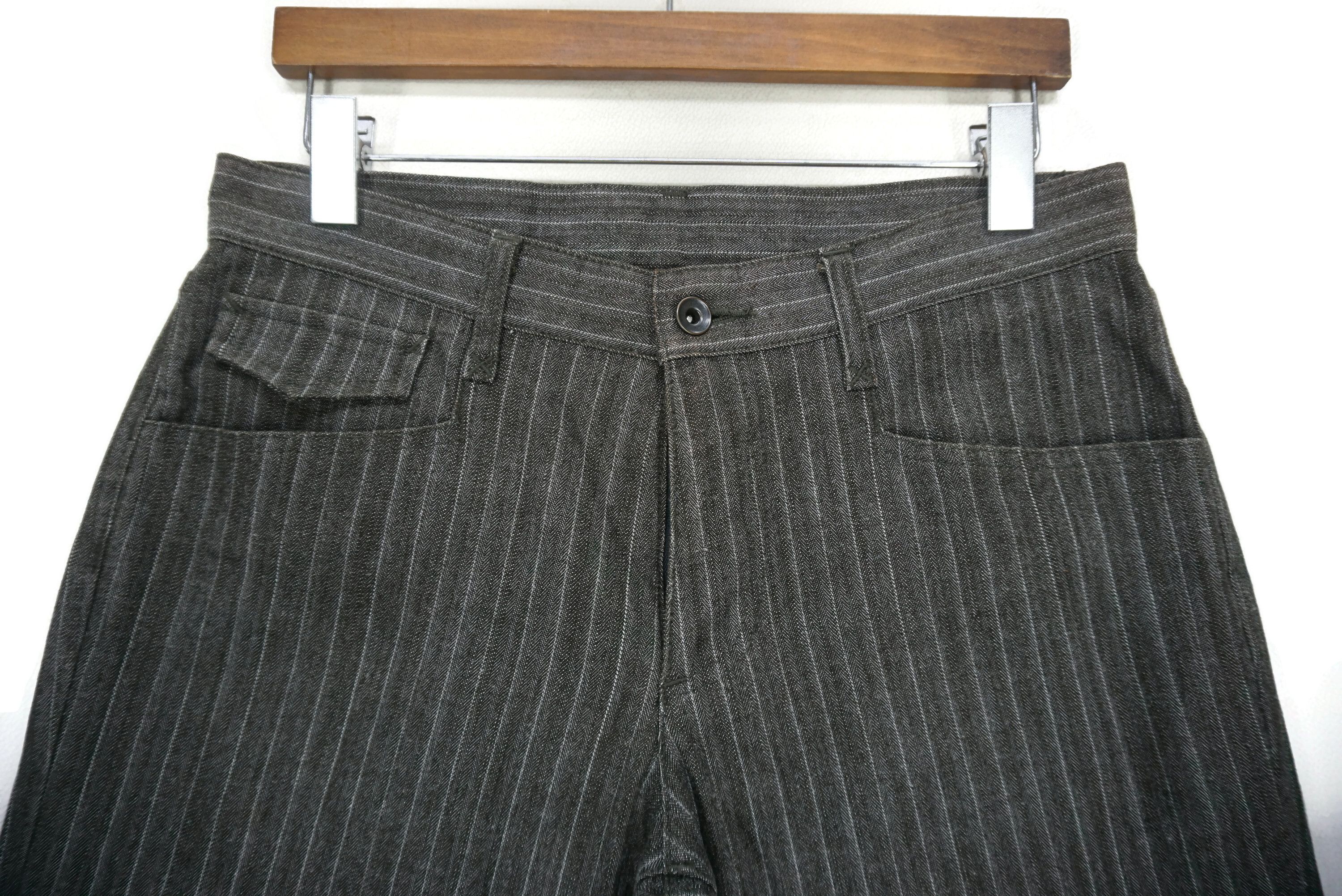 Japanese Brand Comme ca Ism Jeans Size W32xL28.5 Japanese Hickory Workwear Size US 32 / EU 48 - 3 Thumbnail