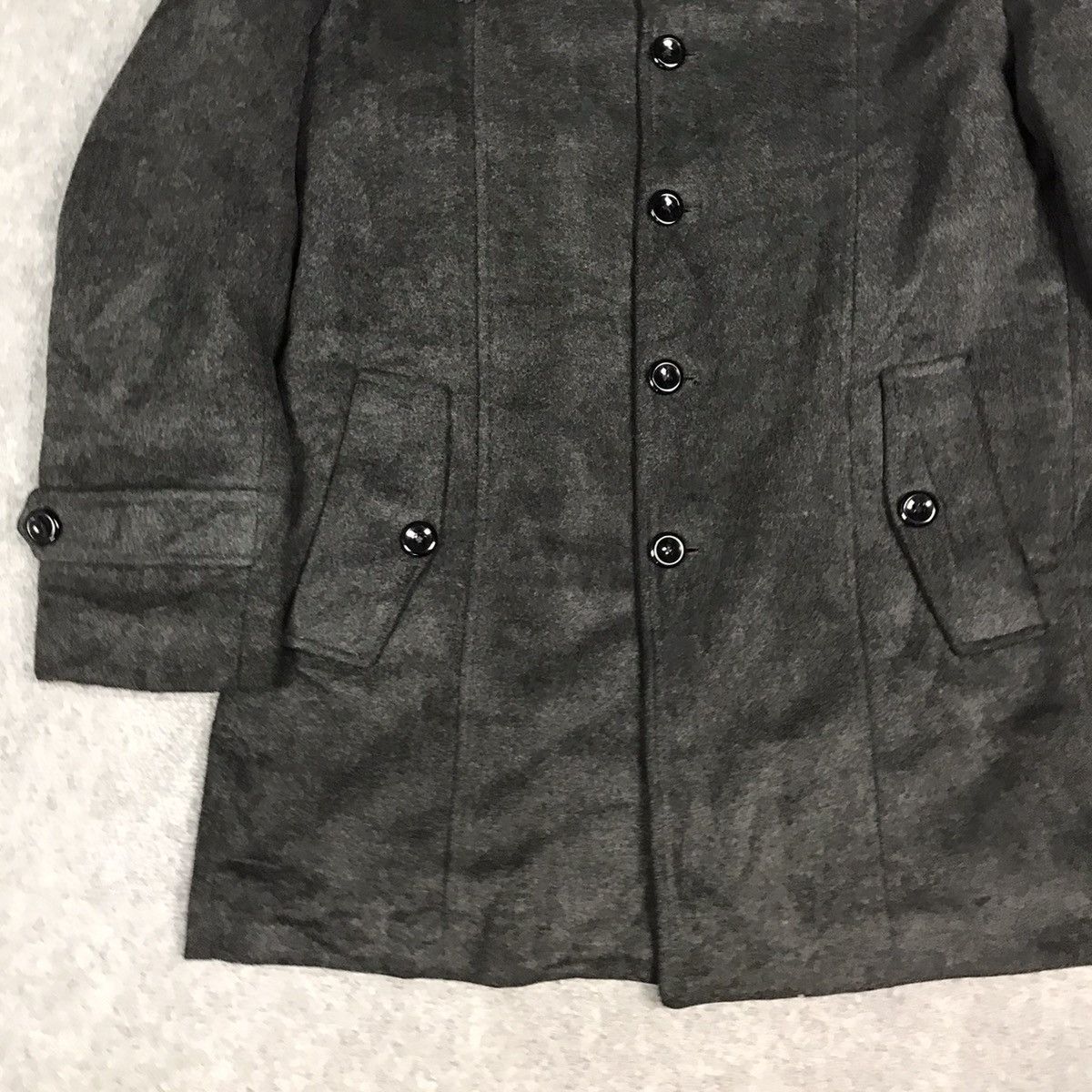 Giorgio Armani × Vintage GIORGIO ARMANI JAPAN COLLECTION BUTTON WOOL JACKET Size US M / EU 48-50 / 2 - 3 Thumbnail