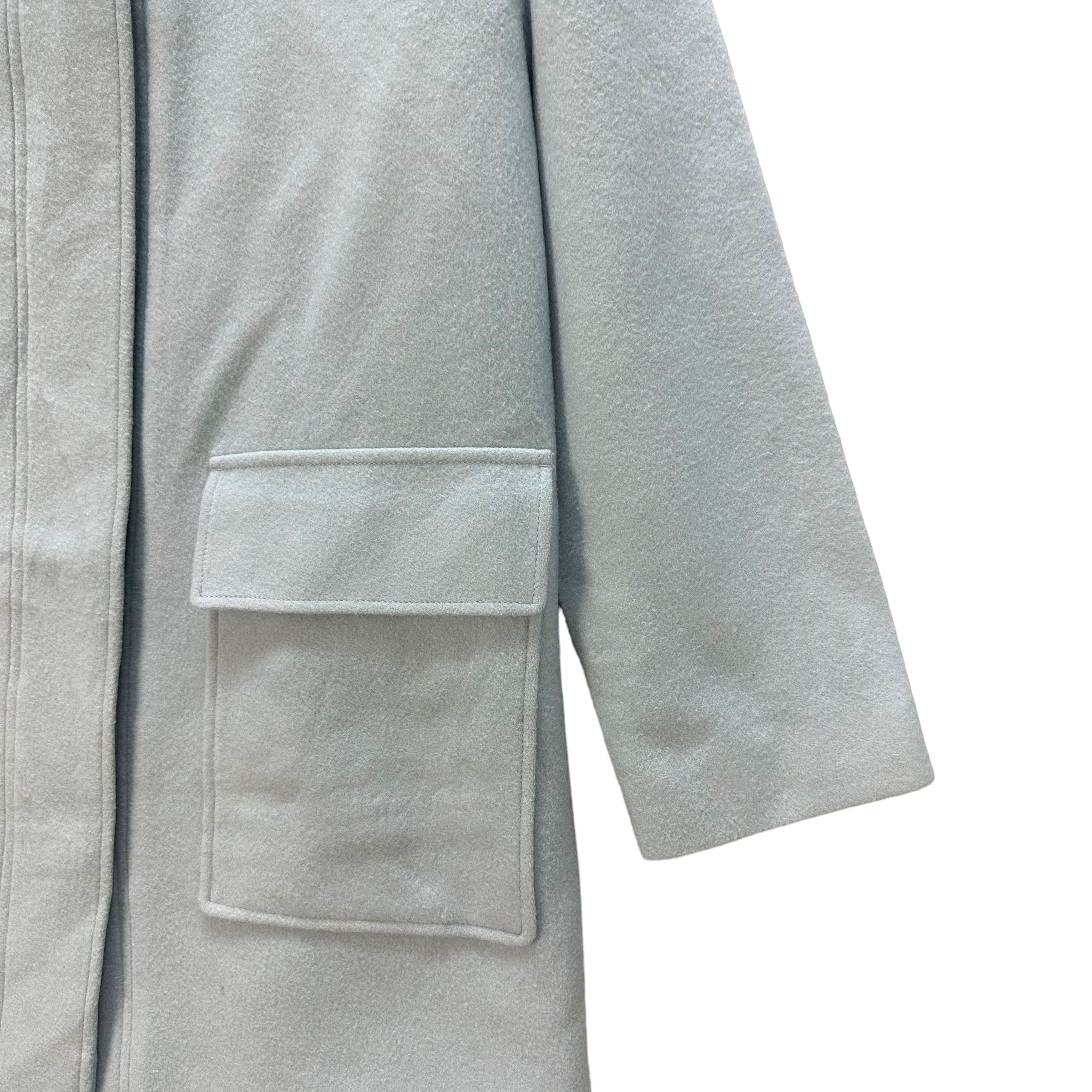 Theory THEORY HOODED BABY BLUE WOOL LONG COAT #8042-198 Size M / US 6-8 / IT 42-44 - 5 Thumbnail