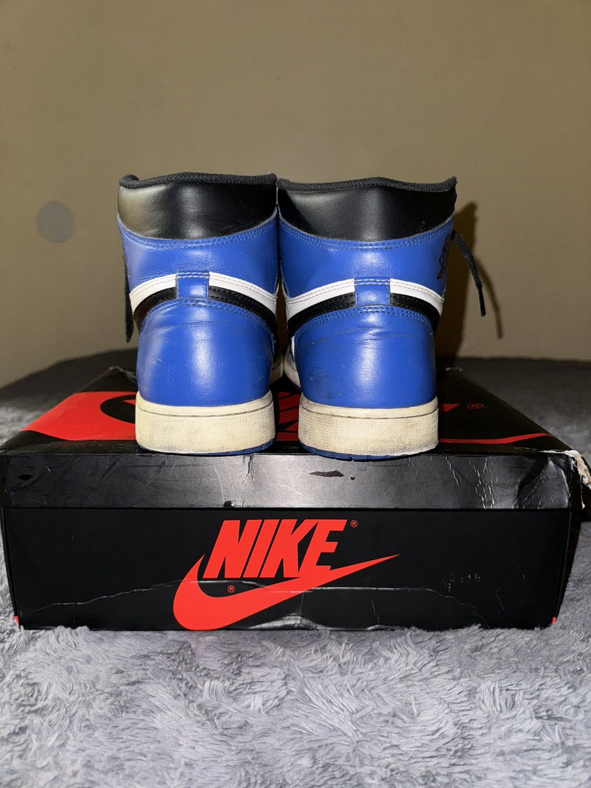 Jordan Brand × Nike Nike Jordan Royal Blue 1 Size US 12 / EU 45 - 2 Thumbnail