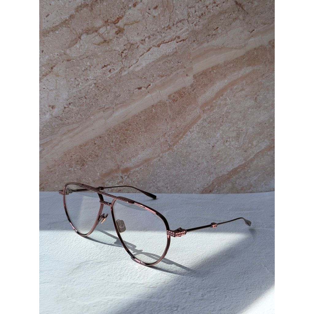 Valentino NEW Valentino VLX133-C Rose Gold Metal Pilot Aviator Frames Size ONE SIZE - 3 Thumbnail