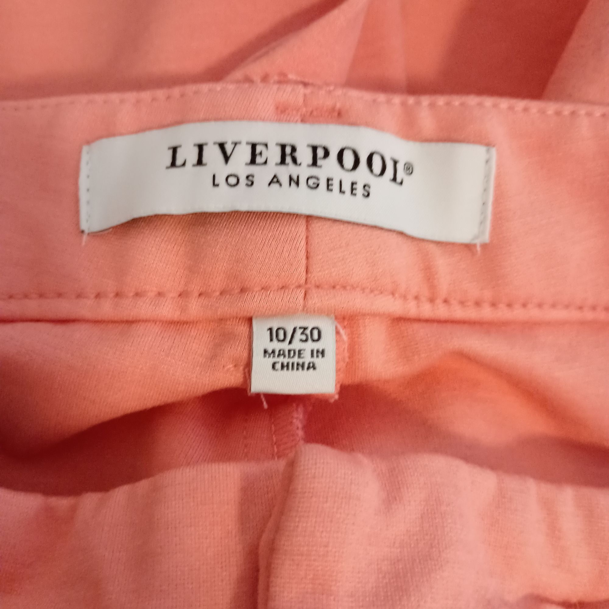 Other Liverpool LA Cropped Pants Women Size 10/30 Coral Pink Slim Size 30" / US 8 / IT 44 - 7 Thumbnail