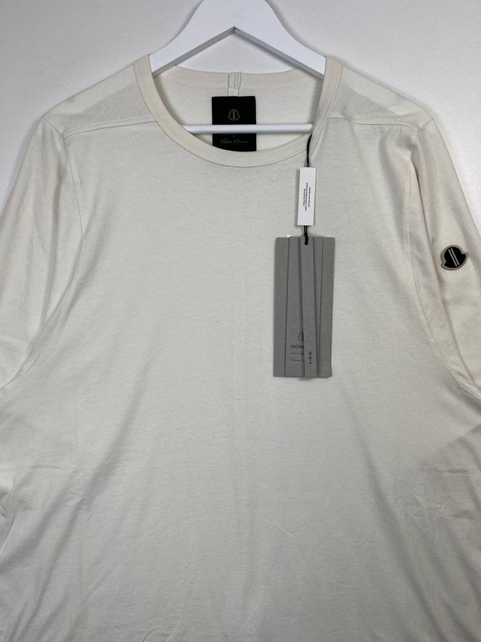 Moncler Moncler x Rick Owens Crewneck T Shirt Milk NWT M4630 Mens M Size US M / EU 48-50 / 2 - 2 Thumbnail