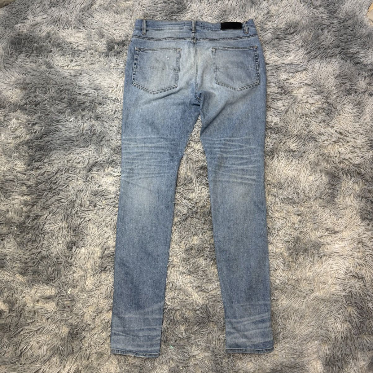 Amiri Amiri Distressed Skinny Denim Jeans - Light Blue Size US 36 / EU 52 - 9 Thumbnail