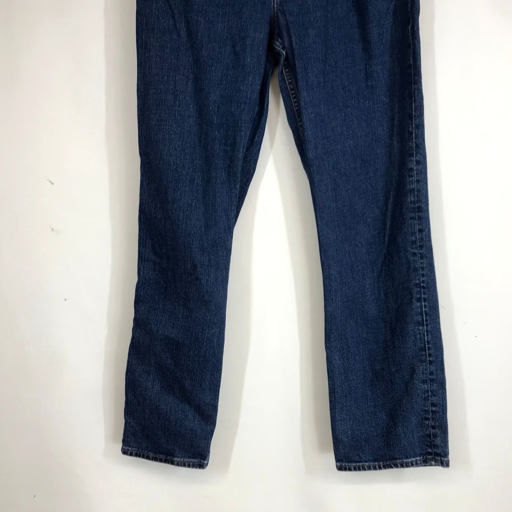 Abercrombie & Fitch Abercrombie & Fitch Ultra High Rise Ankle Straight Jeans Dark Wash Women 28/6 LONG Size 28" / US 6 / IT 42 - 3 Thumbnail