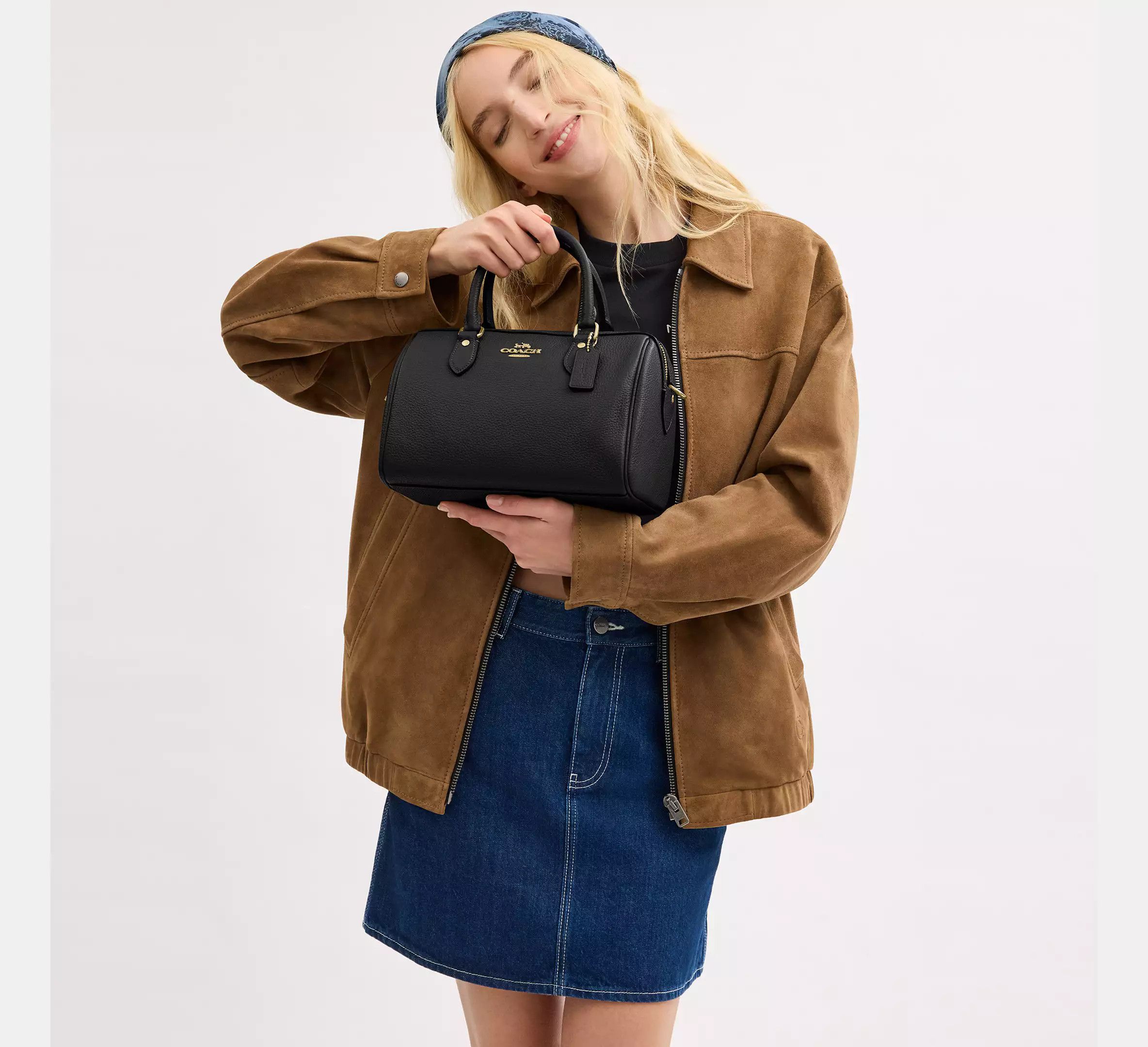 Coach Rowan Satchel Bag CV962 Size ONE SIZE - 3 Thumbnail