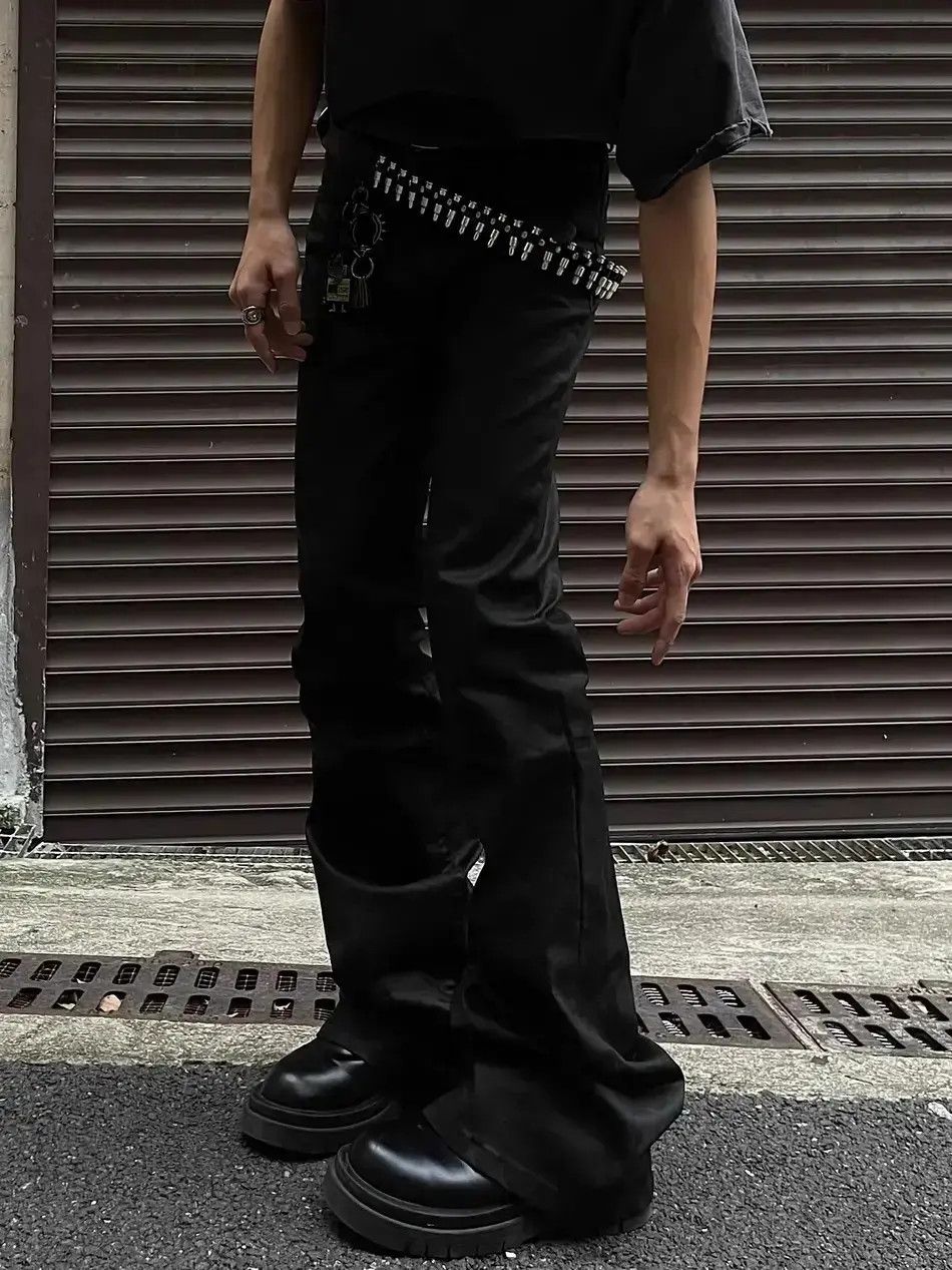 Japanese Brand Wax faced matte glossy jeans Size US 32 / EU 48 - 6 Thumbnail