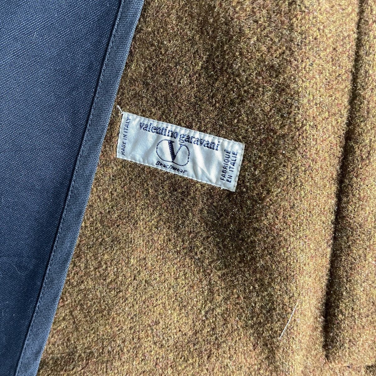 Valentino 80sValentino Garavani Beachwear Wool Ranch Coat Suede Collar Size US M / EU 48-50 / 2 - 5 Thumbnail