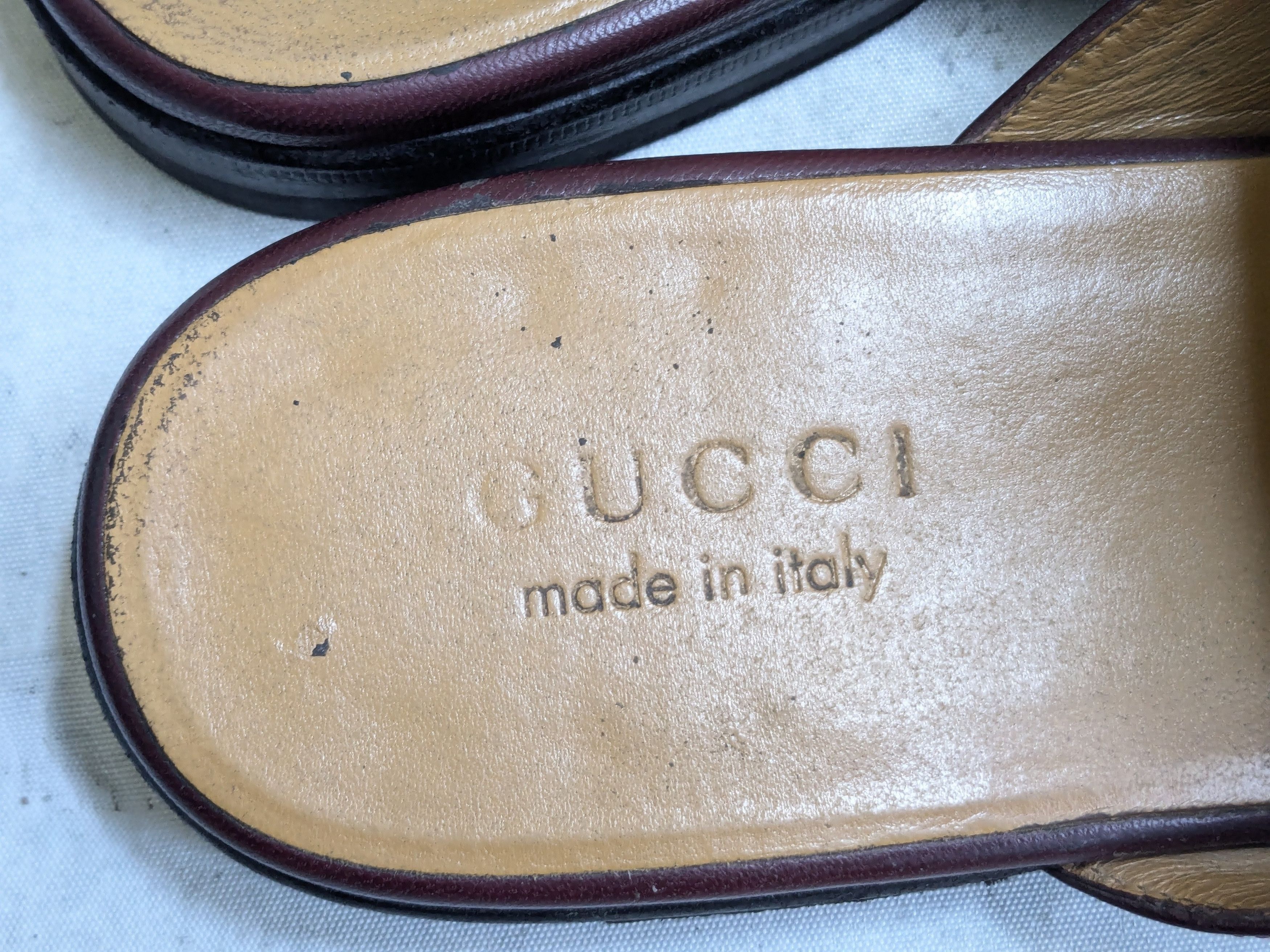 Gucci Gucci Princetown Loafers Burgundy Leather 10.5 GG Size US 10.5 / EU 43-44 - 6 Thumbnail