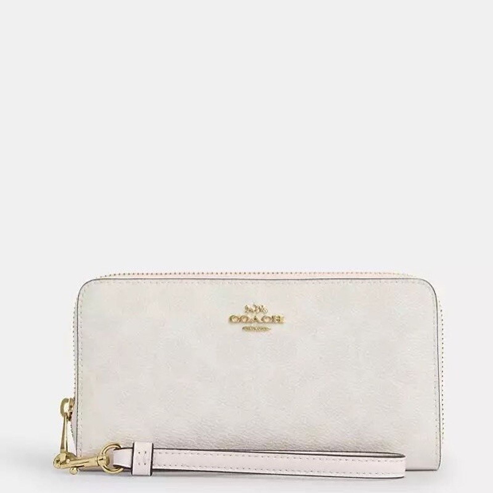 Coach NWT COACH CW778 Long Zip Around Wallet Canvas White/Chalk Size ONE SIZE - 5 Thumbnail