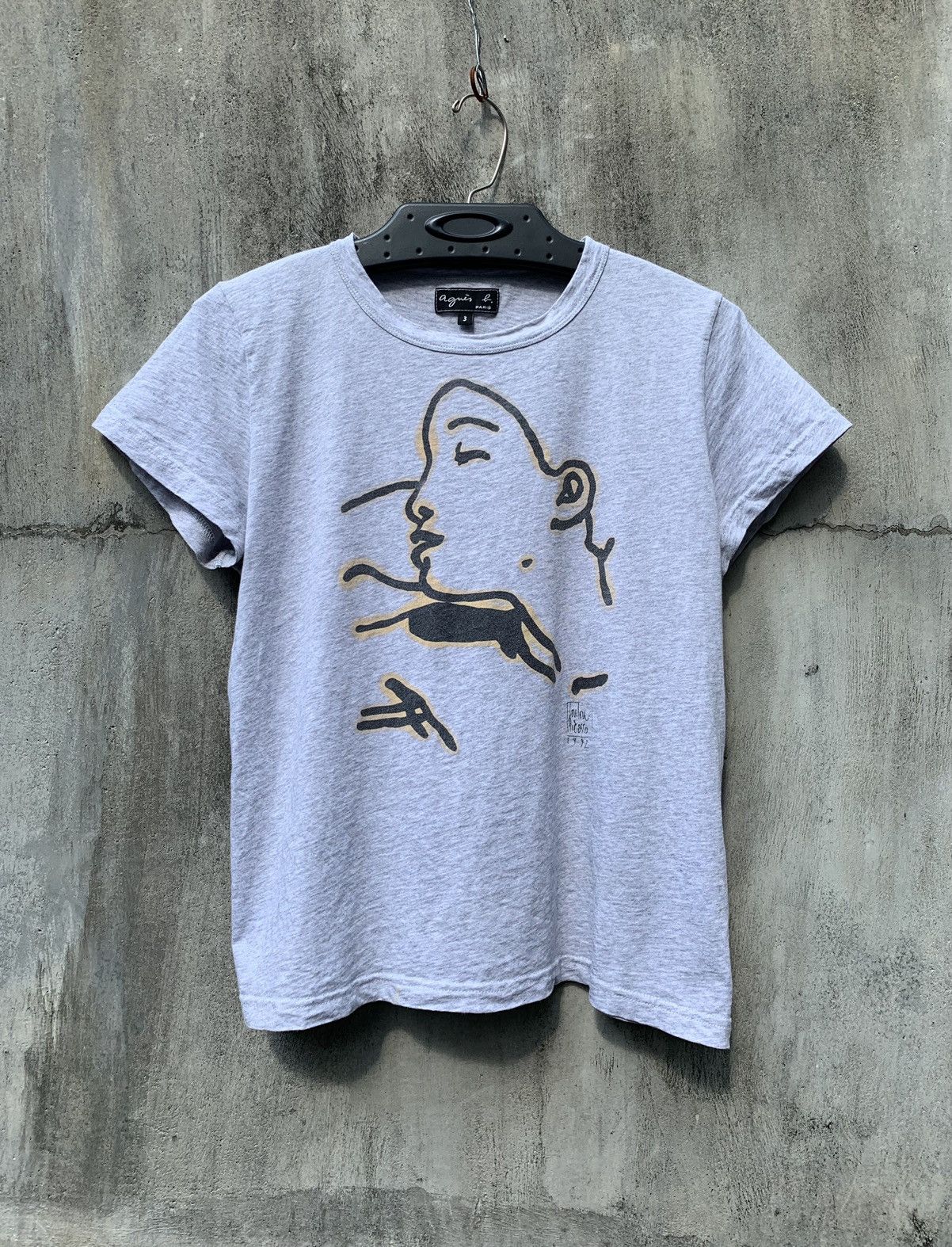 agnes b. Agnes B Paris Loulou Picasso Top Tee Size XL / US 12-14 / IT 48-50 - 1 Thumbnail