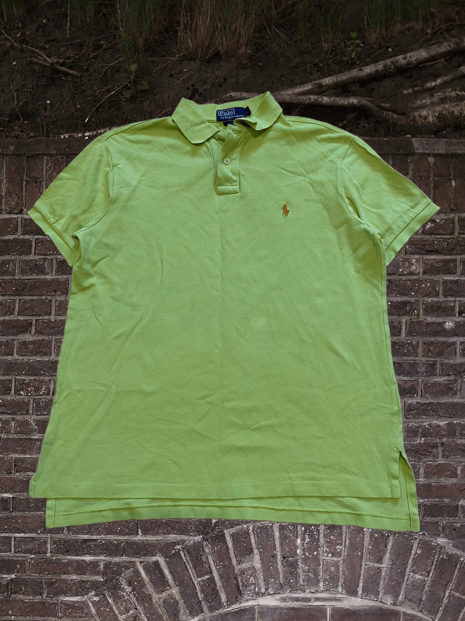 Polo Ralph Lauren Vintage Polo Ralph Lauren Pony Y2K Yellow Polo T Shirt Tee | Size US L / EU 52-54 / 3 - 1 Thumbnail
