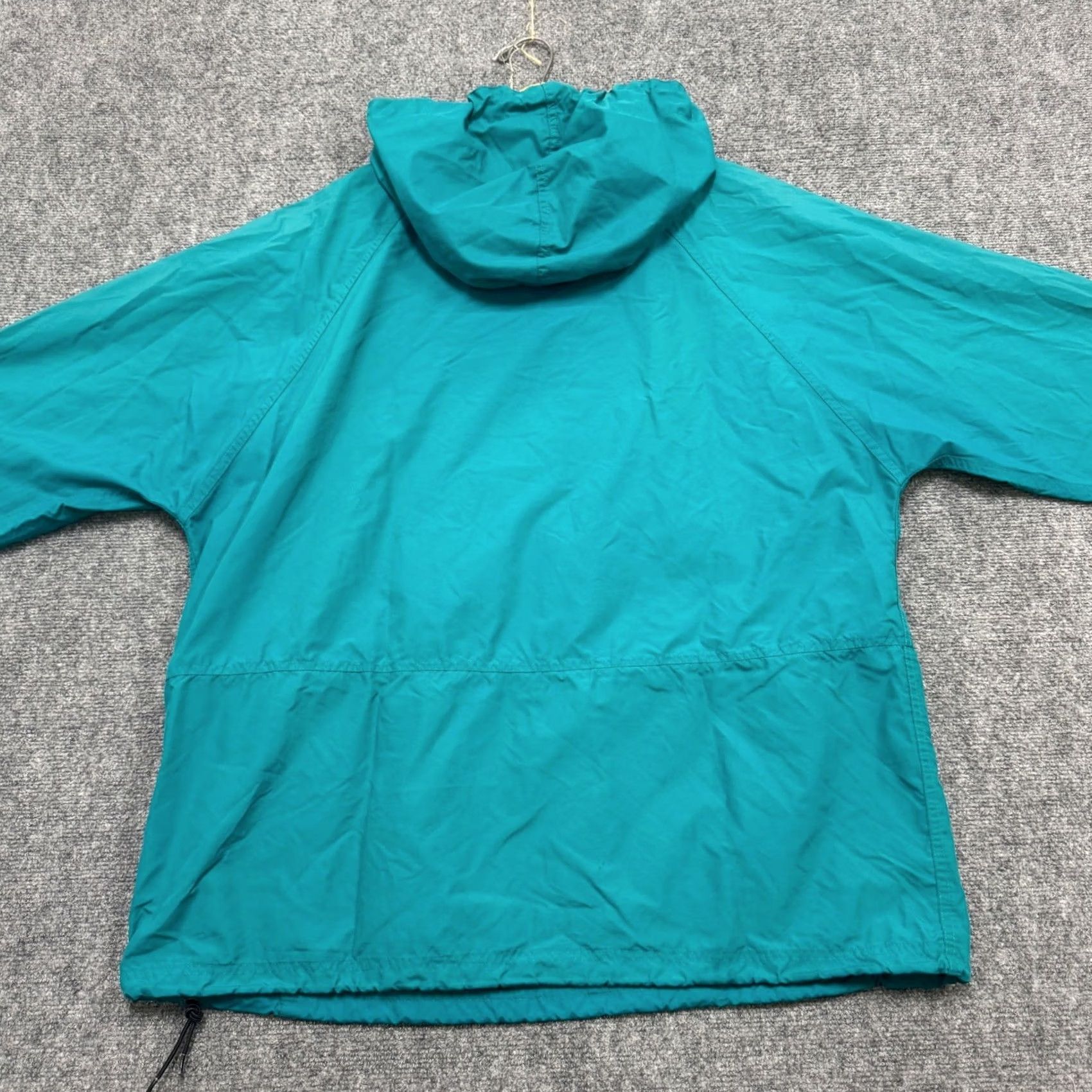Vintage VINTAGE L.L.Bean Rain Coat Mens XL Nylon Teal 90s Turquoise Overcoat Paper Tag Size US XL / EU 56 / 4 - 2 Thumbnail