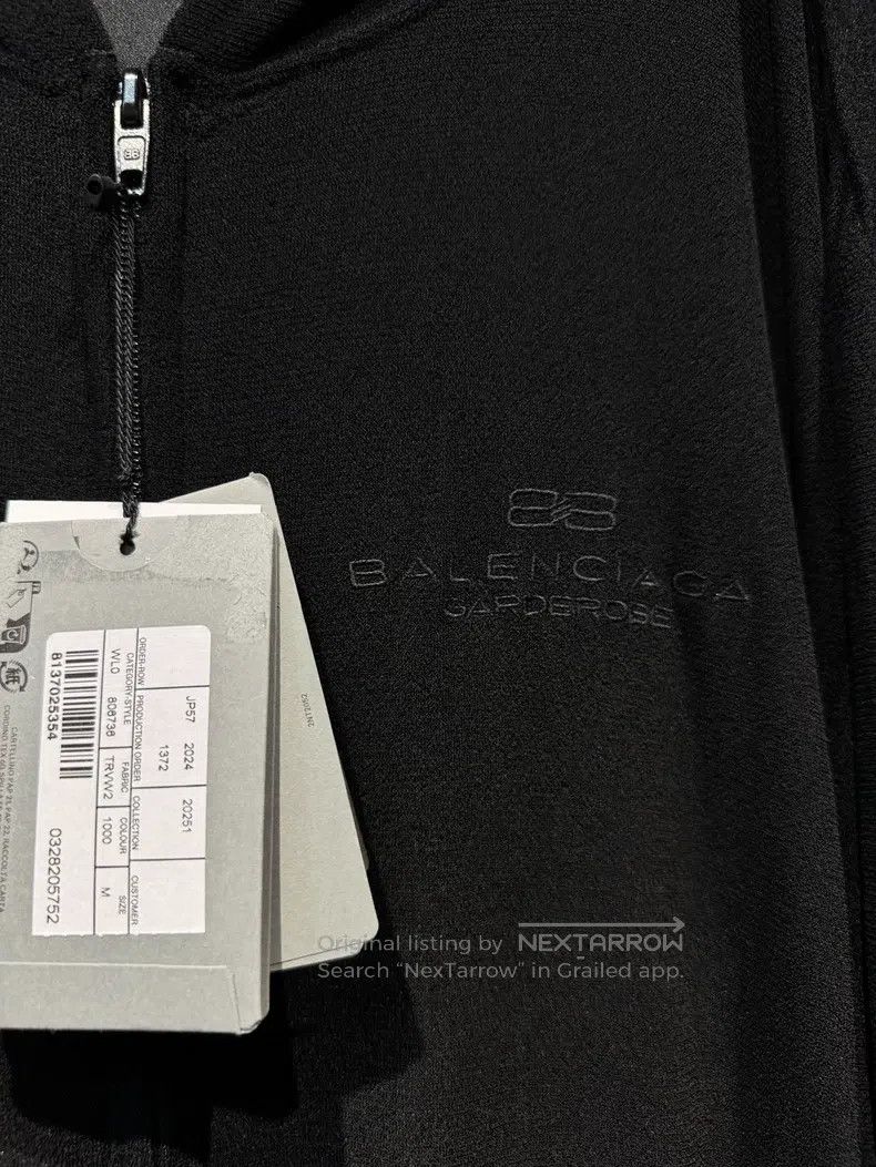 Balenciaga Balenciaga Zip-Up Hooded Sweatshirt Size US M / EU 48-50 / 2 - 2 Thumbnail