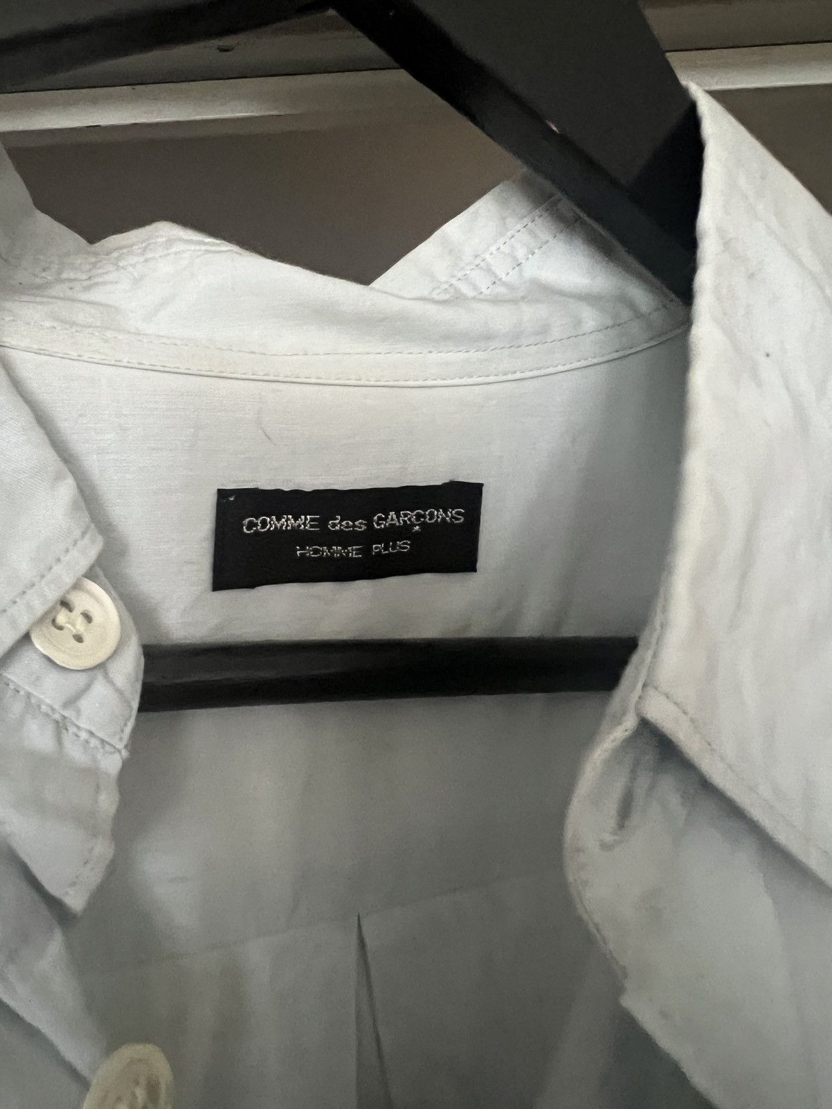 Comme des Garcons Homme Plus 1989 Floral pocket shirt Size 46L - 2 Thumbnail