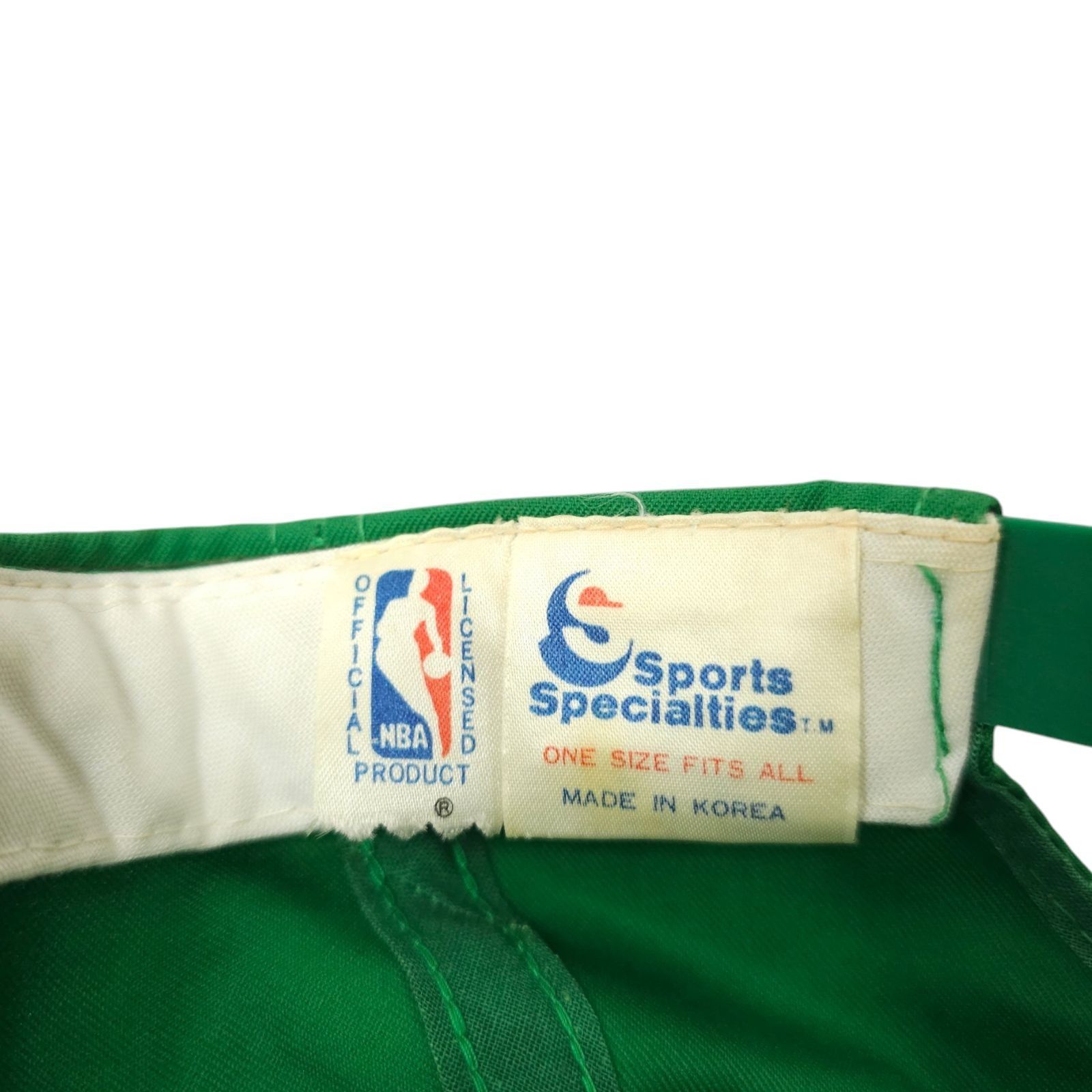 Sports Specialties Boston Celtics Script Baseball Cap READ Vtg 90s Snapback Hat Size ONE SIZE - 9 Thumbnail