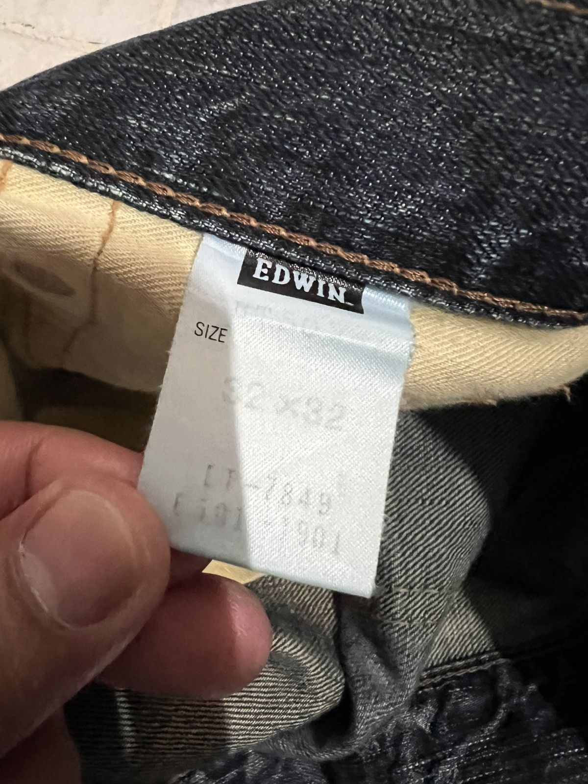 Edwin × If Six Was Nine 🌈Flare Vintage Edwin 503 Blue Trip Distressed Mud Wash Jean Size US 34 / EU 50 - 20 Thumbnail